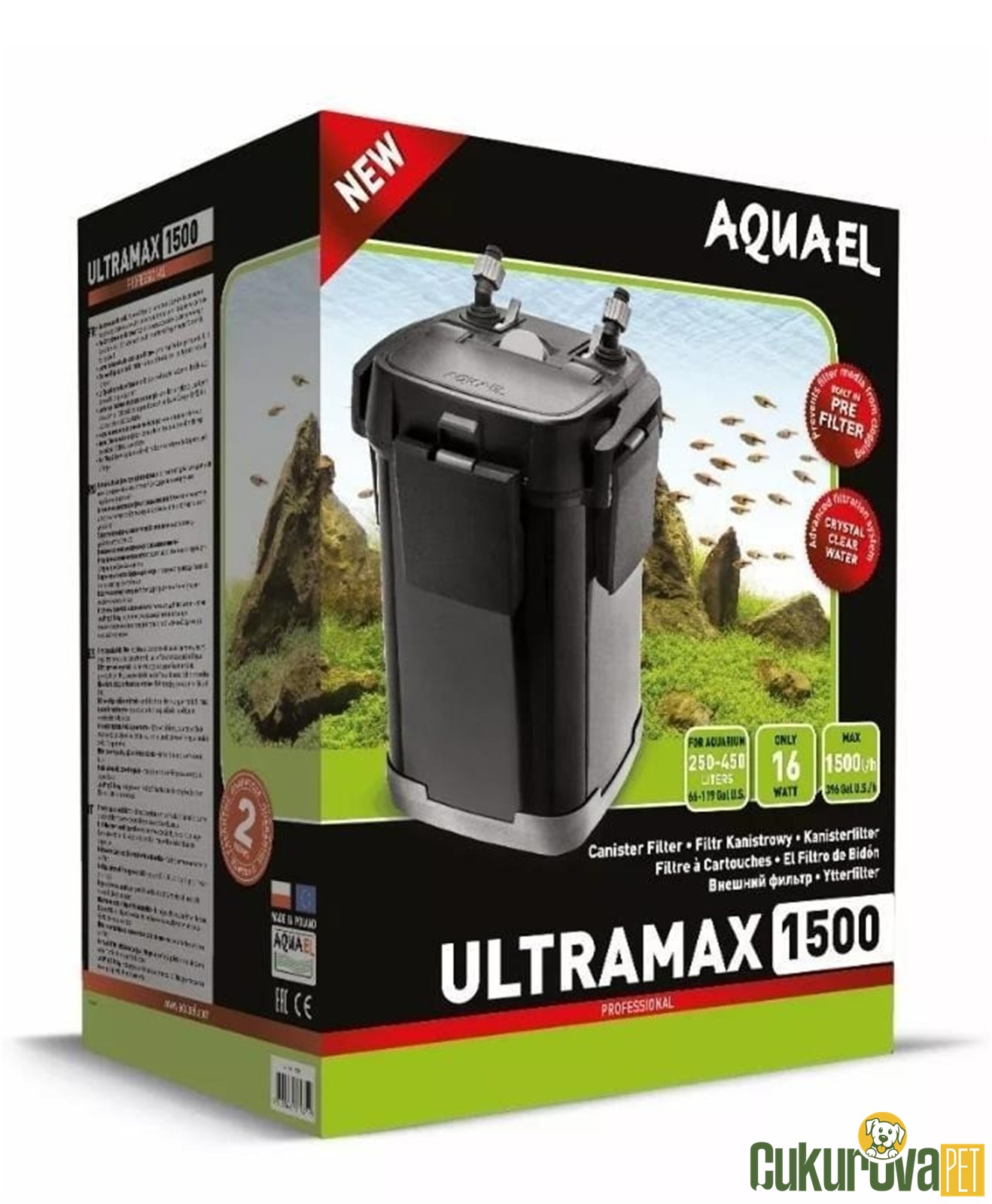 Aquael Ultramax 1500 Dış Filtre