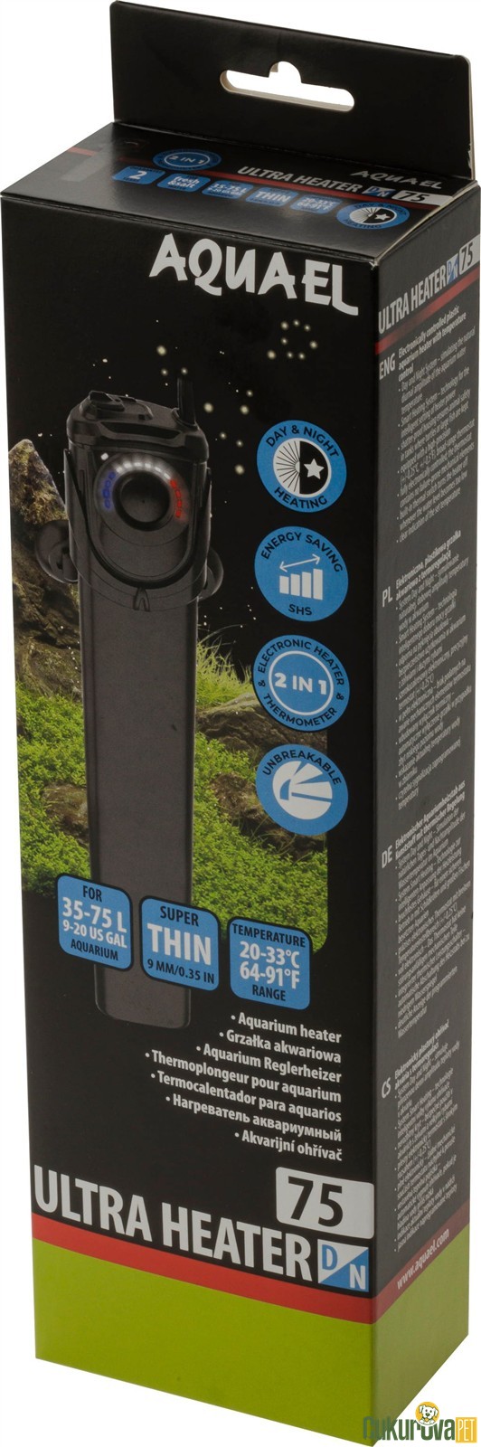Aquael Ultra Heater 75 W Akvaryum Isıtıcısı