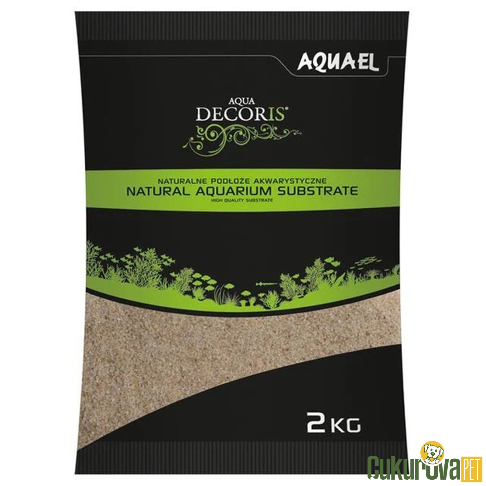 Aquael Quartz Sand Akvaryum Kumu 0.4 - 1.2 Mm - 2 Kg