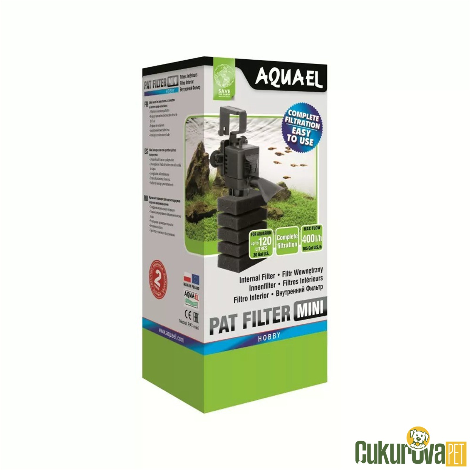 Aquael Pat Filter Mini Akvaryum İç Filtre