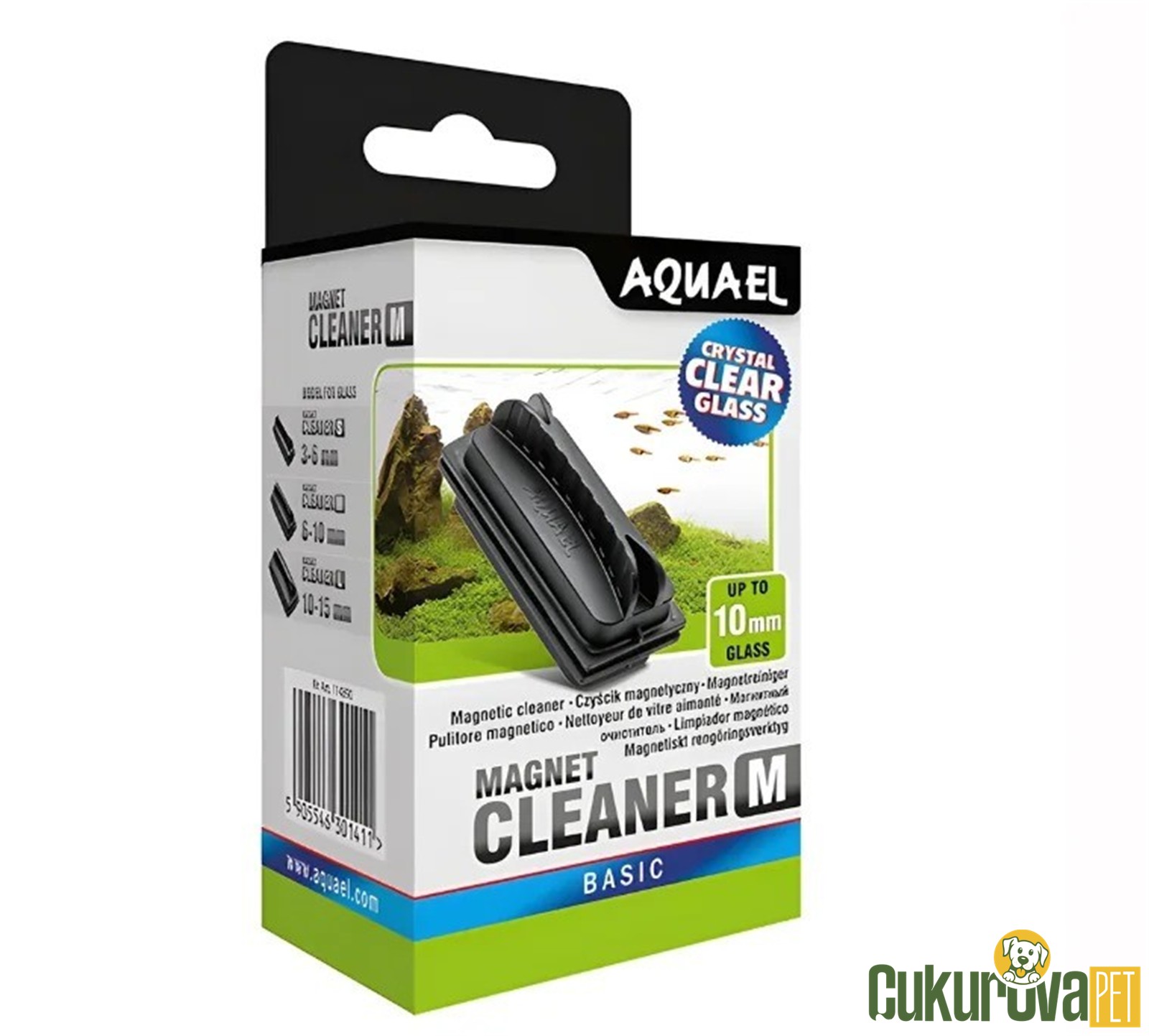 Aquael Mıknatıslı Cam Sileceği M - 10 Mm