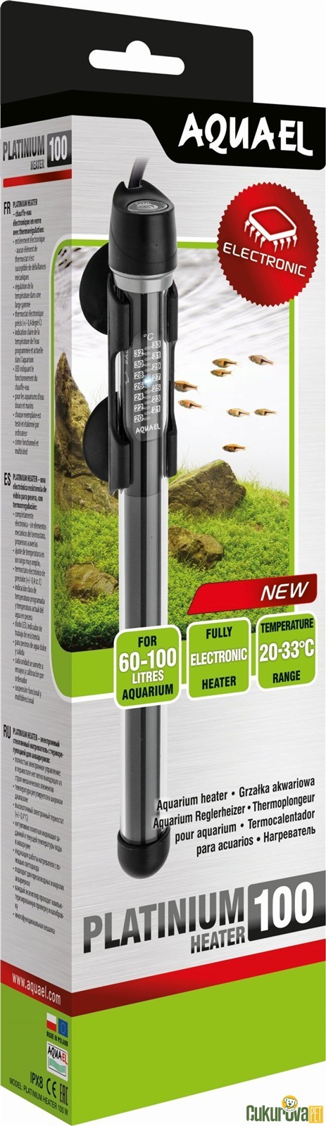 Aquael Platinium Heater 100 W Akvaryum Isıtıcısı