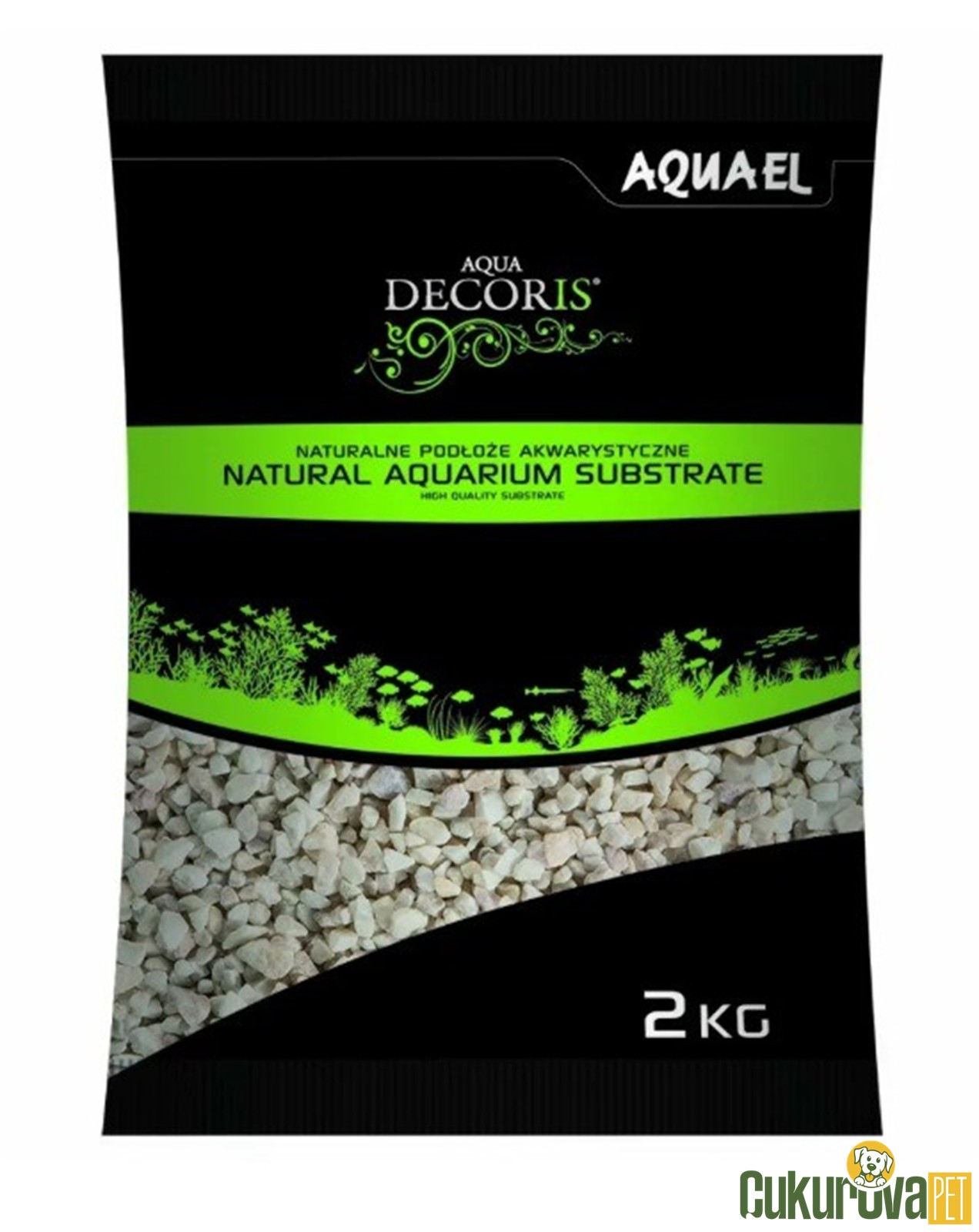 Aquael Dolomite Gravel Akvaryum Kumu 2 - 4 Mm - 2 Kg