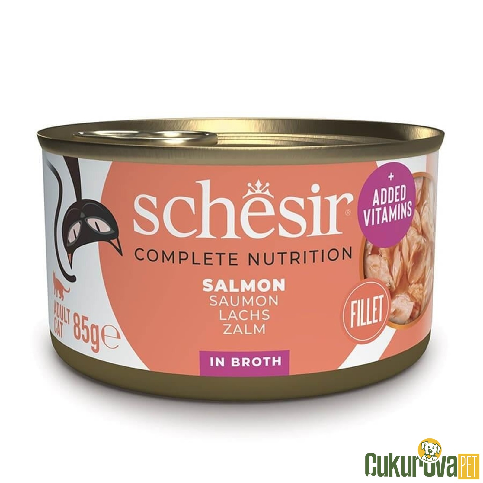 Schesir Somonlu Yetişkin Kedi Yaş Maması 85 Gr