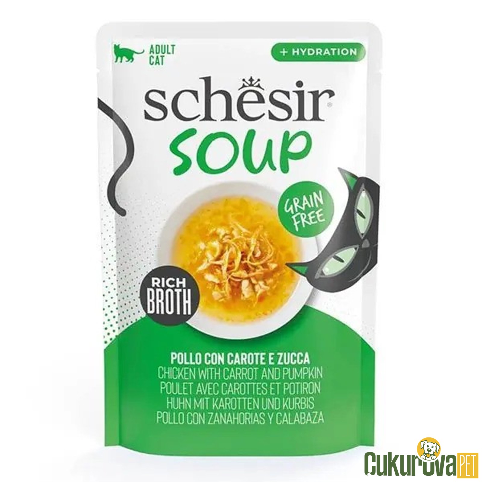 Schesir Tavuklu Ve Bal Kabaklı Kedi Çorbası 40 Gr