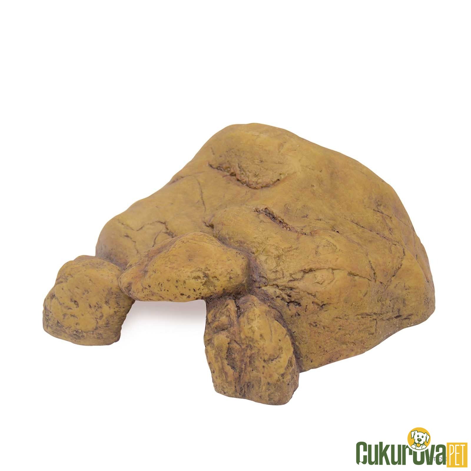 Exo Terra Reptile Pebble Cave Sürüngen Mağarası S - 13.4 x 9.5 x 6.1 Cm