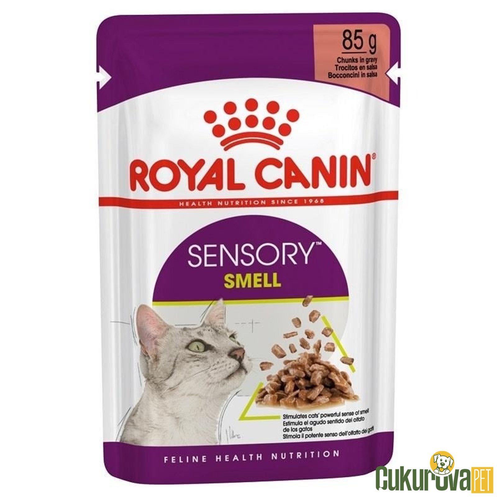 Royal Canin Sensory Smell Yetişkin Kedi Yaş Maması 85 Gr