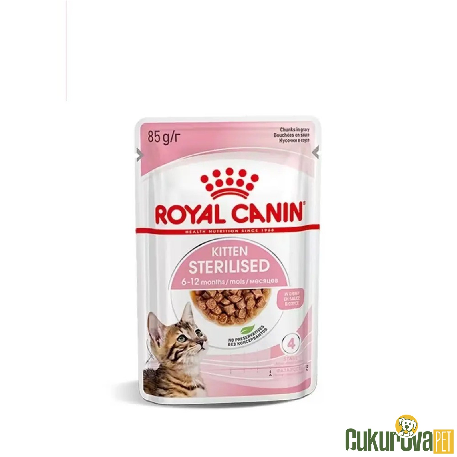 Royal Canin Kitten Sterilised Yavru Kedi Yaş Maması 85 Gr