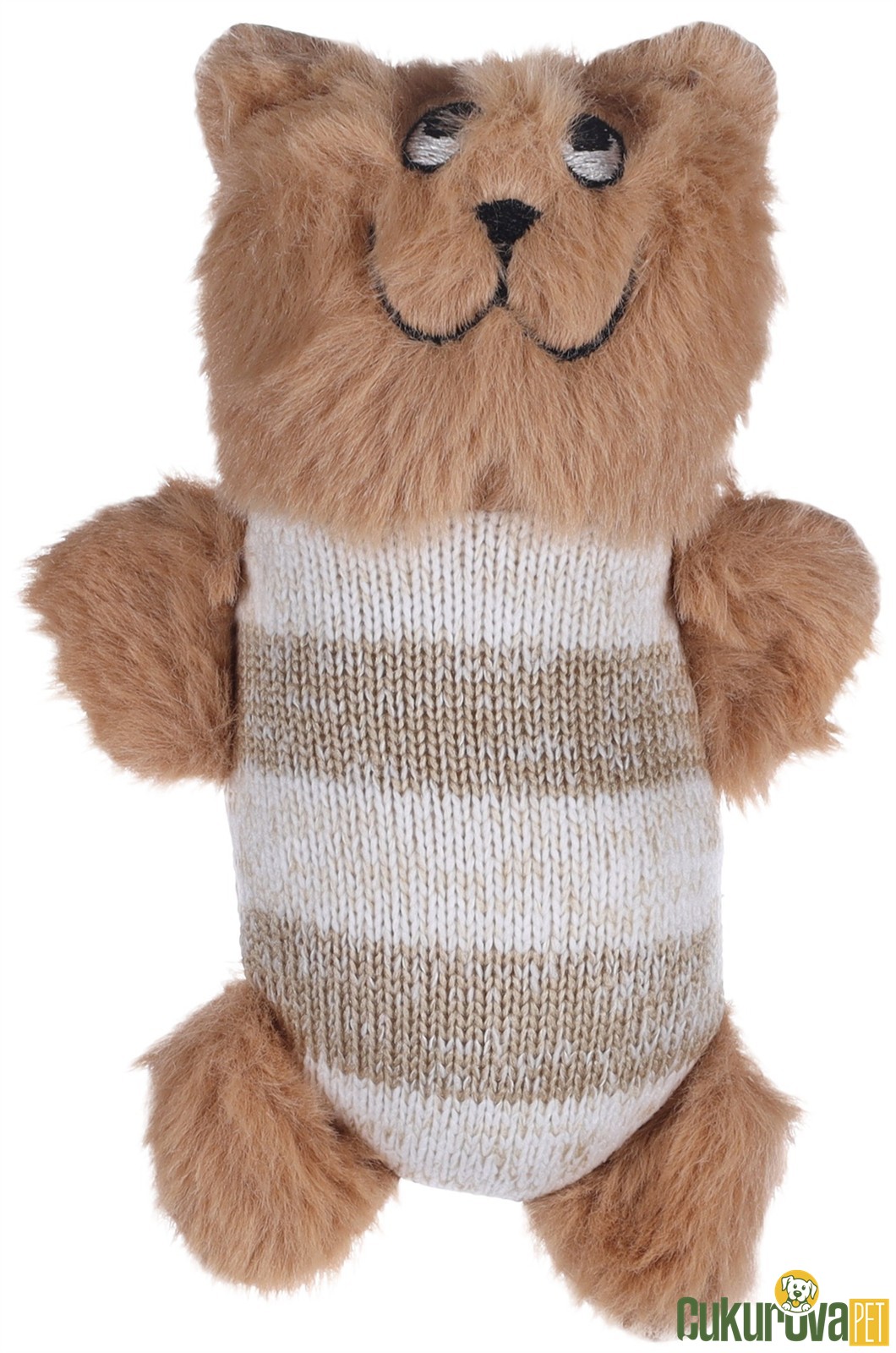 Flamingo Faci Peluş Ayıcık Kumaş Peluş Kedi Oyuncağı 16 Cm