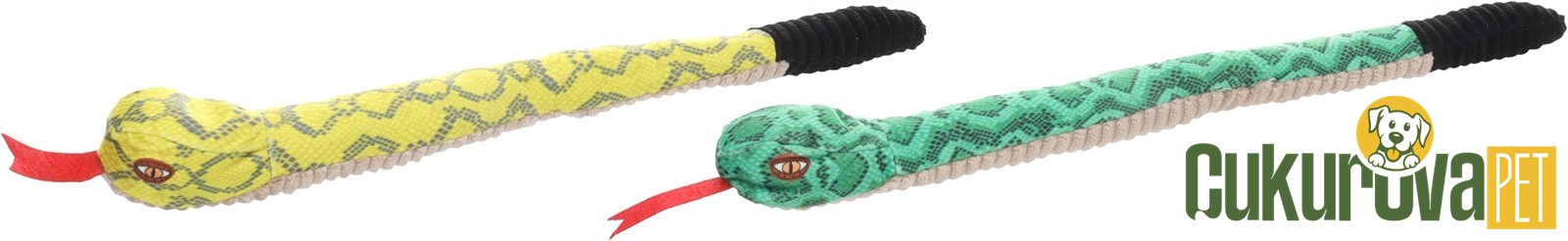 Flamingo Sissco Yılan Peluş Kedi Oyuncağı 37 Cm