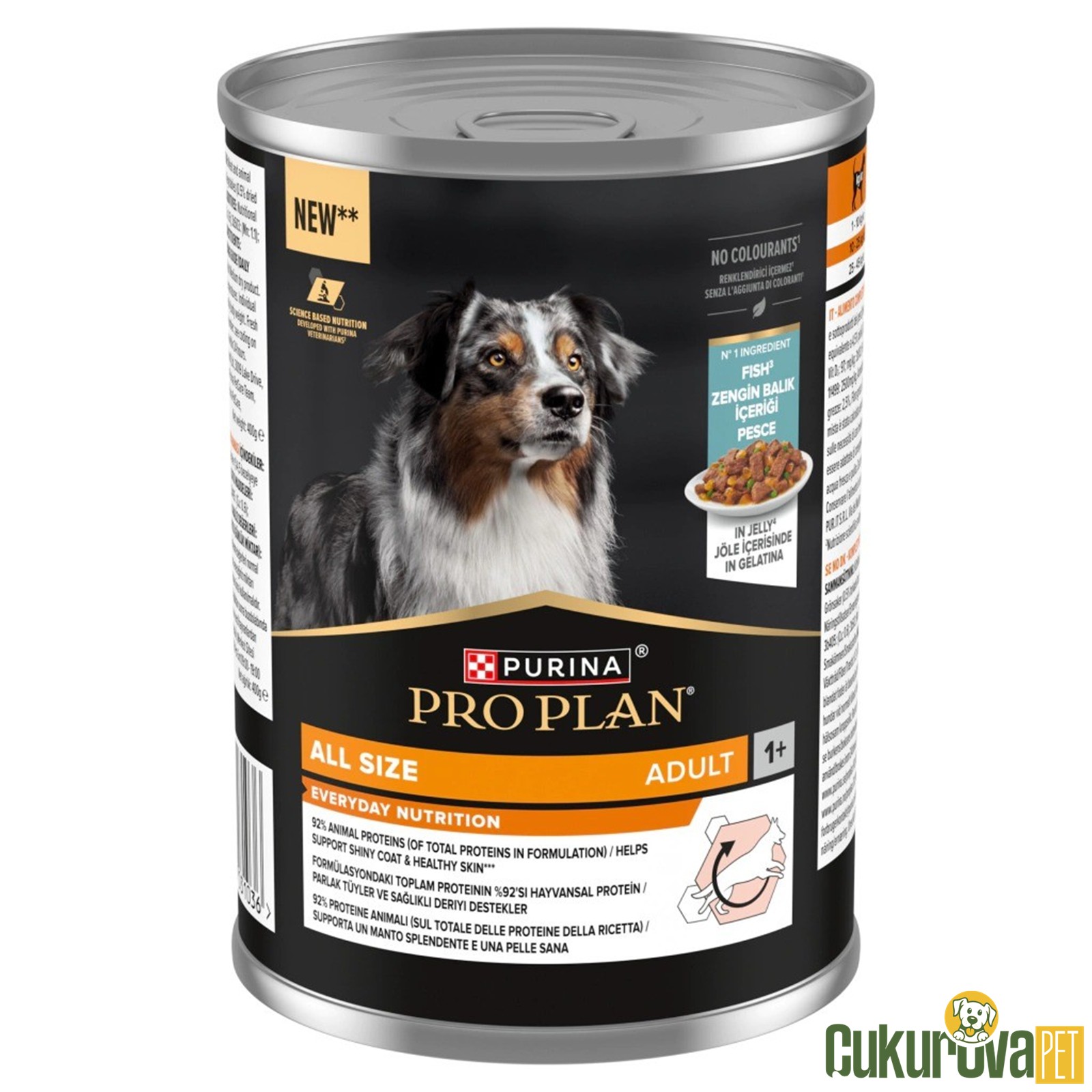Pro Plan Everyday Nutrition All Size Adult Balıklı Yetişkin Köpek Yaş Maması 400 Gr
