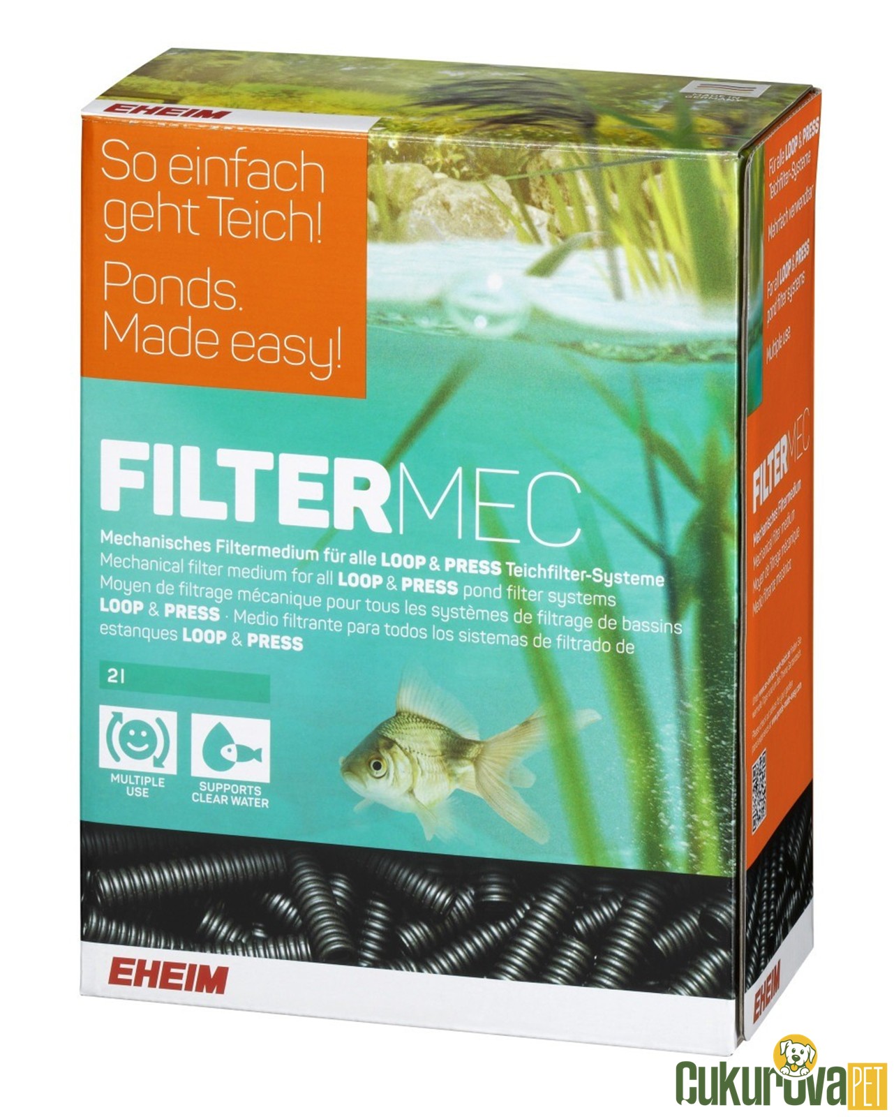 Eheim Filter Mec Pond Loop 10000 - 15000 Biyolojik Filtre Malzemesi 2 L - 145 Gr