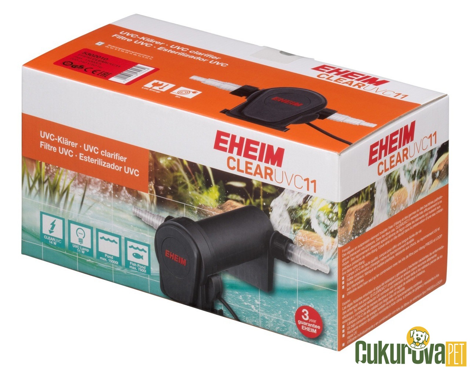 Eheim Pond Clear UVC11 Havuz Uv Filtresi