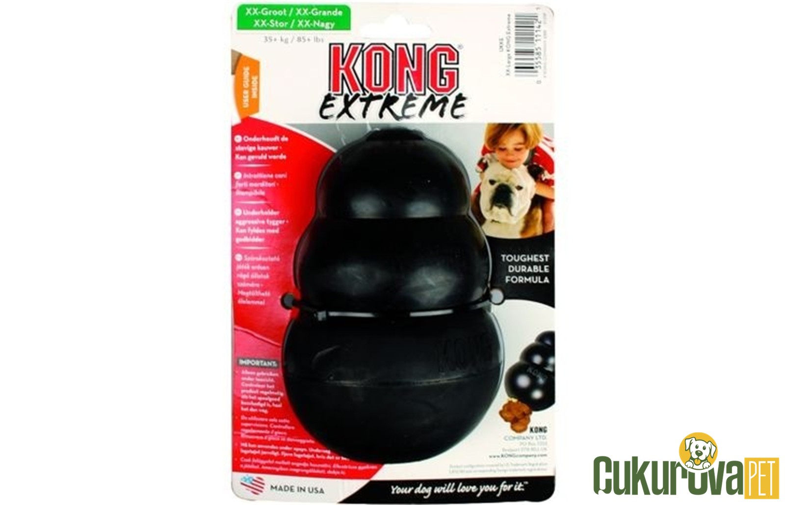 Kong Classic Kauçuk Köpek Oyuncağı Xxl - 14.9 Cm