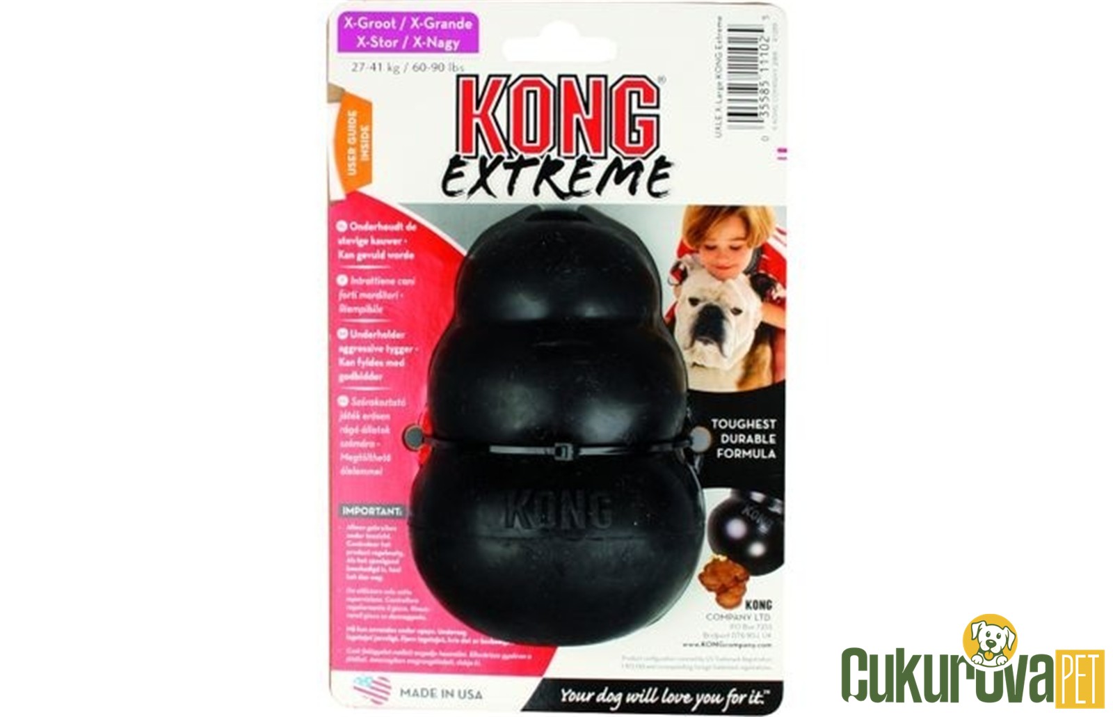 Kong Classic Kauçuk Köpek Oyuncağı Xl - 12.6 Cm