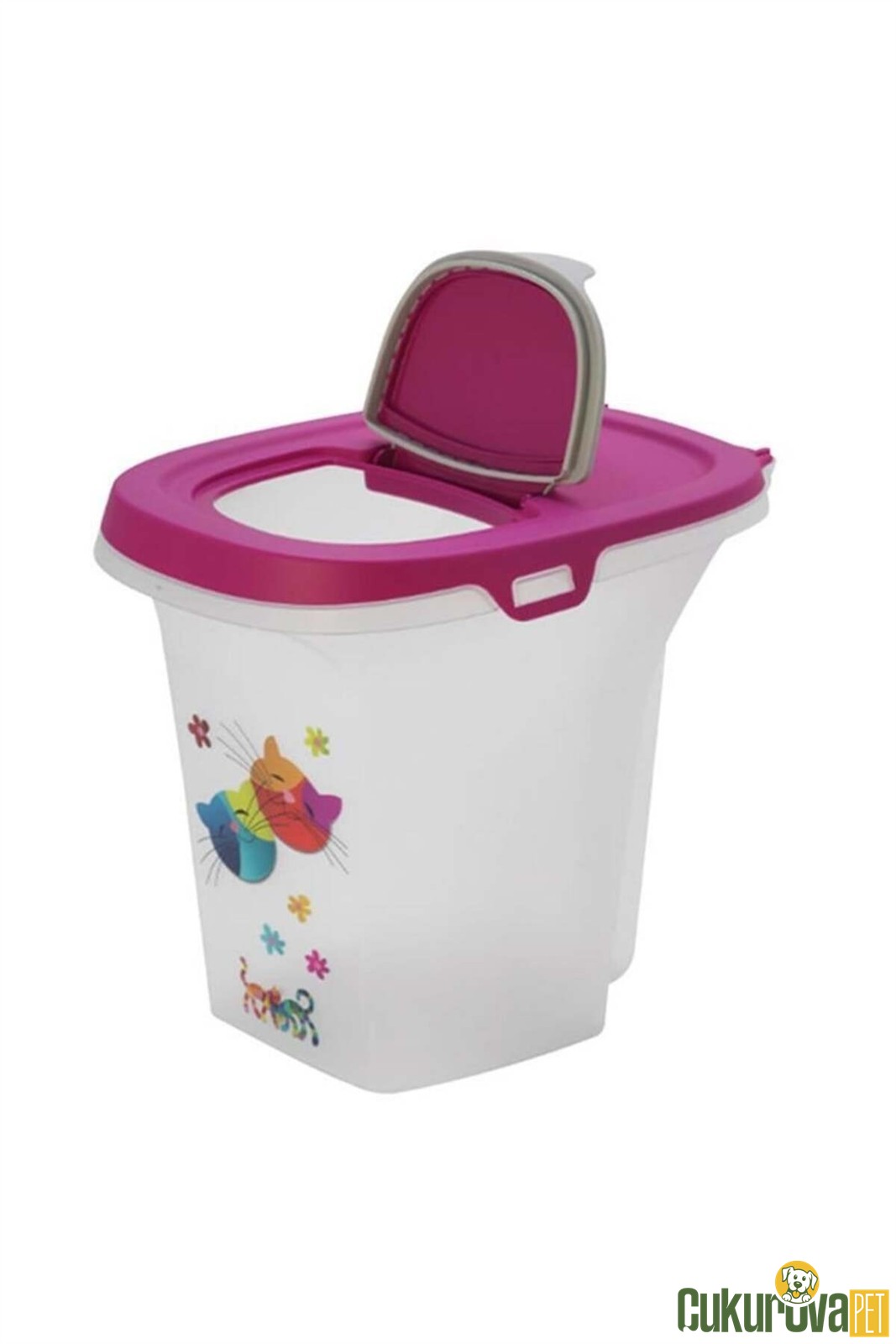 Moderna Friends Kedi & Köpek Mama Saklama Kabı Fuşya - 6 L