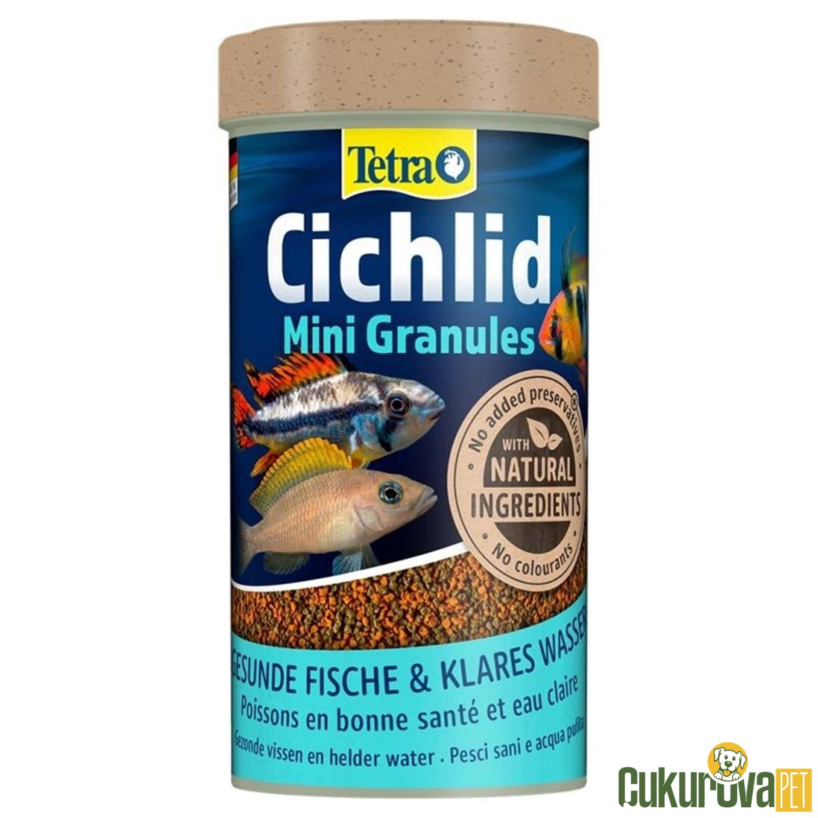 Tetra Cichlid Mini Granules Granül Yem 250 Ml - 110 Gr
