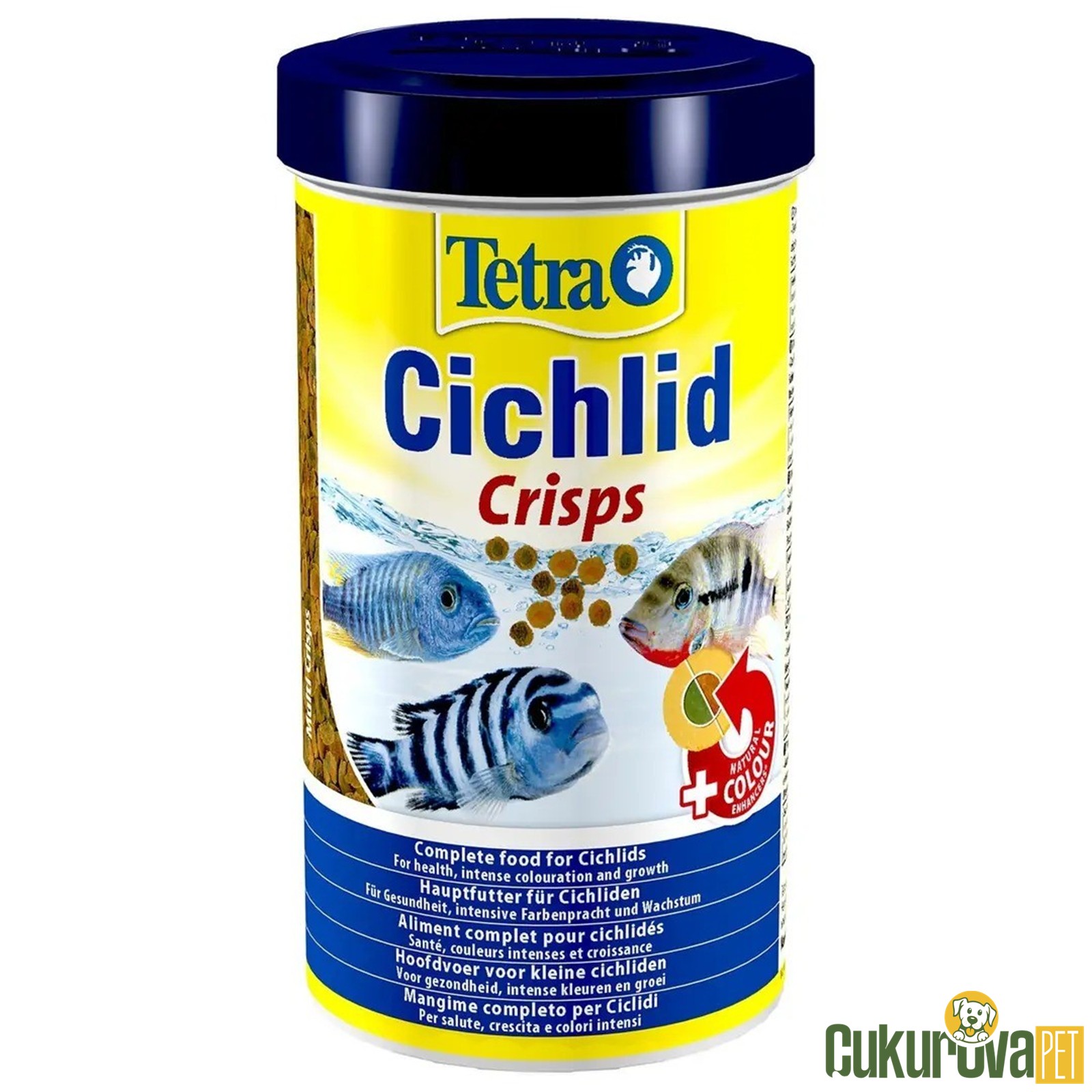 Tetra Cichlid Crisps Pul Yem 500 Ml - 115 Gr