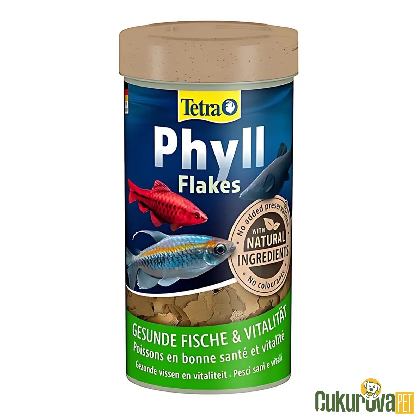 Tetra Phyll Flakes Pul Yem 250 Ml - 52 Gr