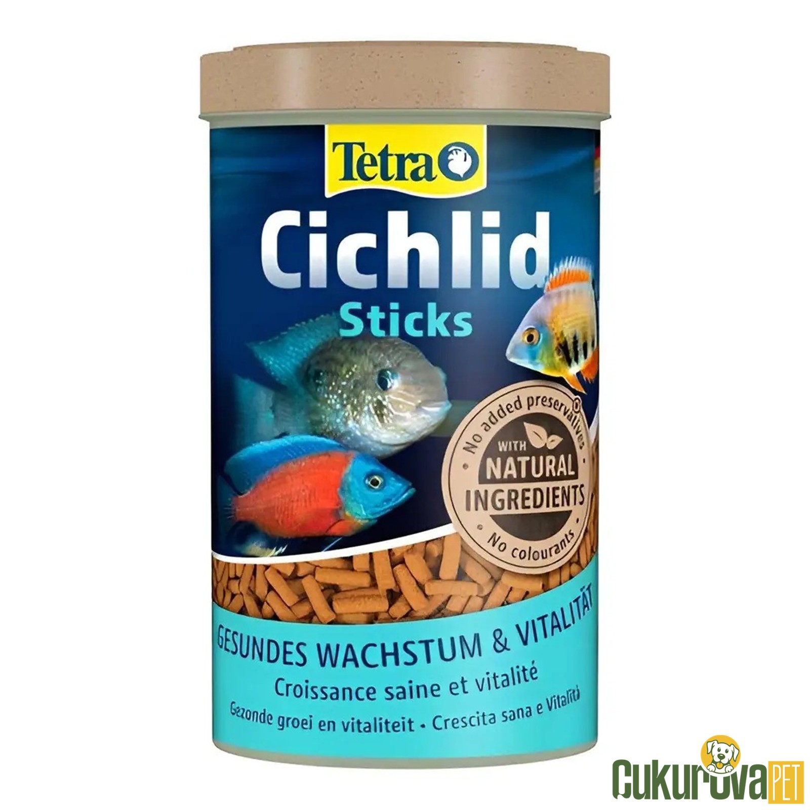 Tetra Cichlid Sticks Stick Yem 500 Ml - 160 Gr