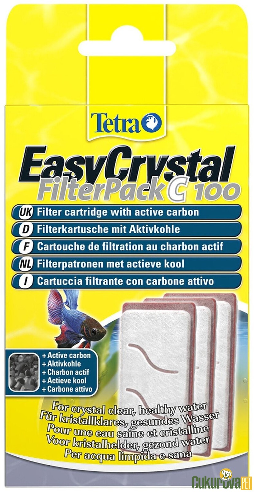Tetra EasyCrystal Filter Pack C 100 Filtre Süngeri