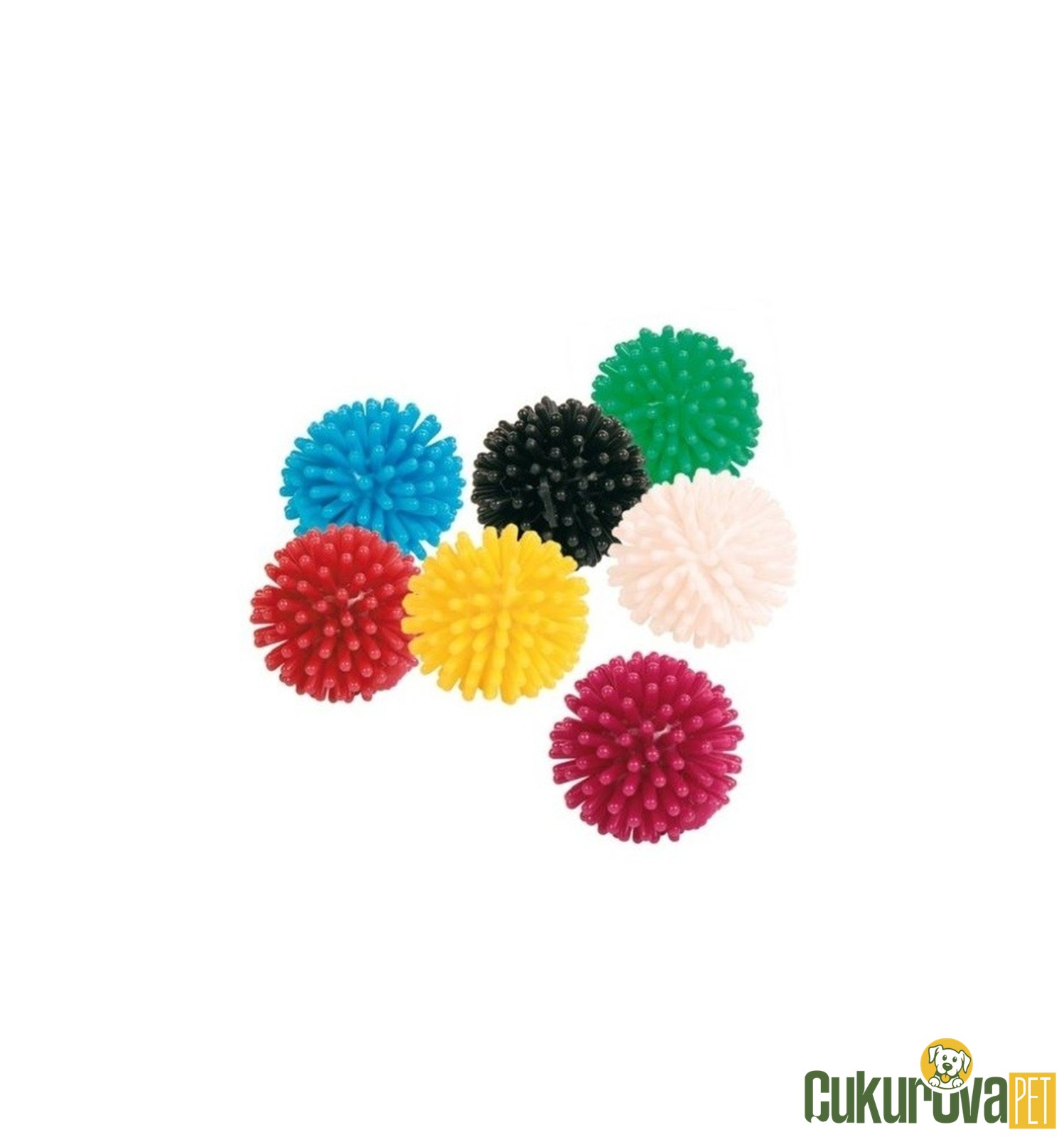 Trixie Kirpi Top Kedi Oyuncağı Karışık Renkli - 3 Cm