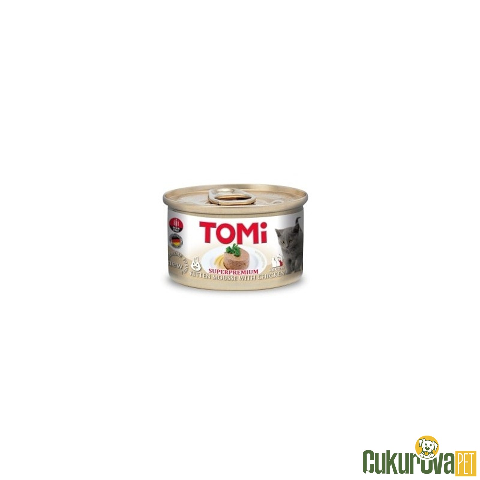 Tomi Tavuklu Yavru Kedi Yaş Maması 85 Gr