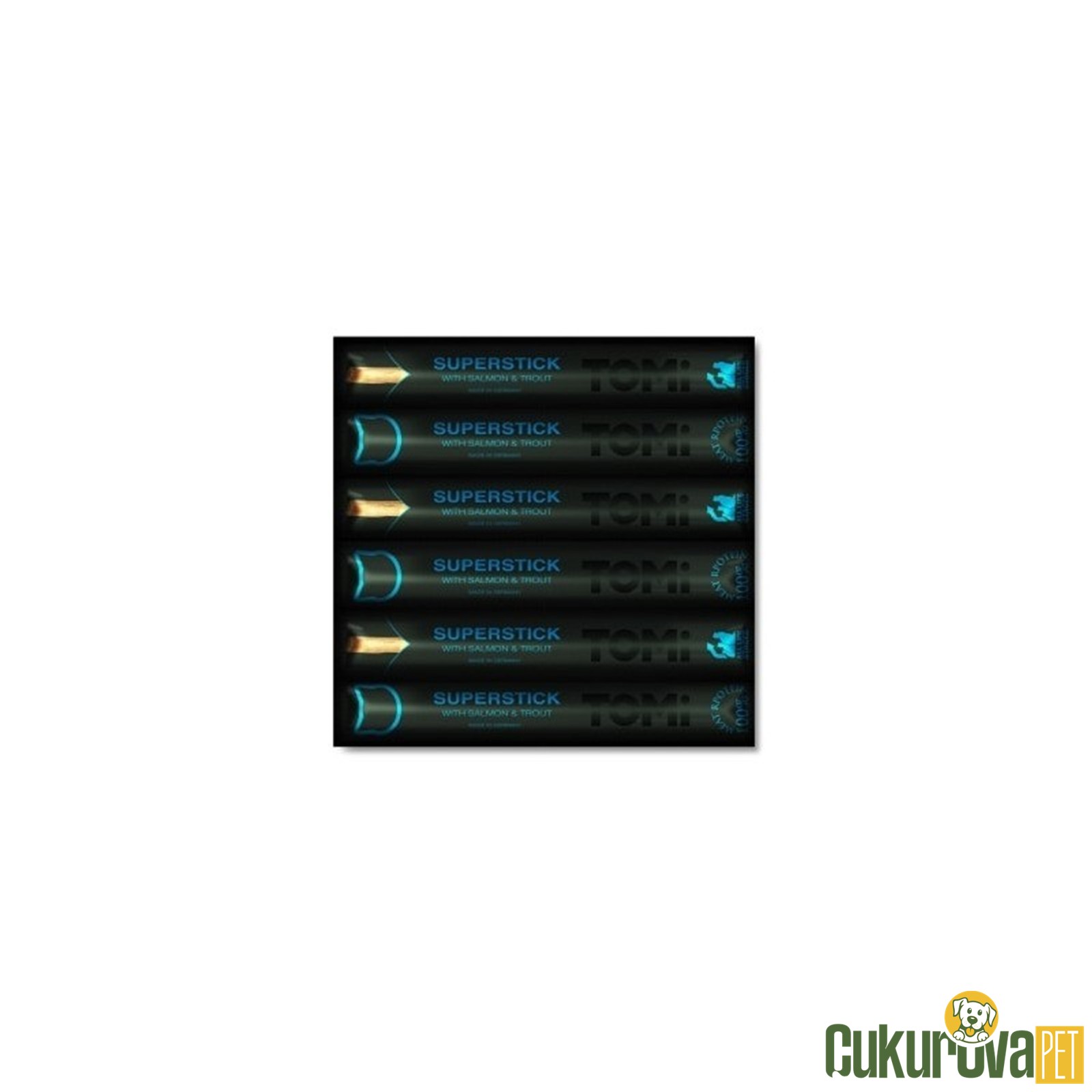 Tomi Stick Somon ve Alabalıklı Kedi Ödül Çubuğu 6 x 5 Gr