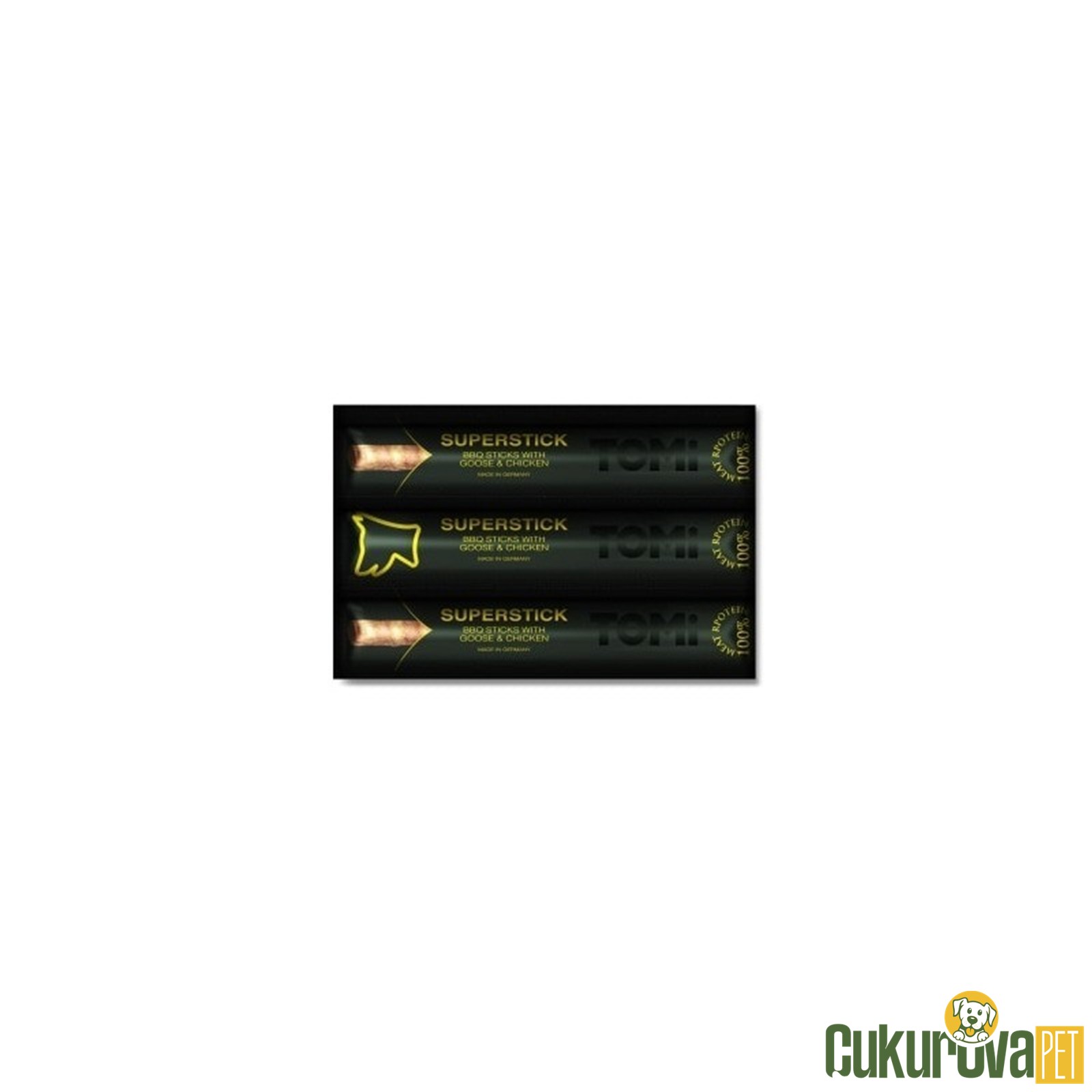 Tomi Stick Kaz ve Tavuklu Köpek Ödül Çubuğu 3 x 10 Gr