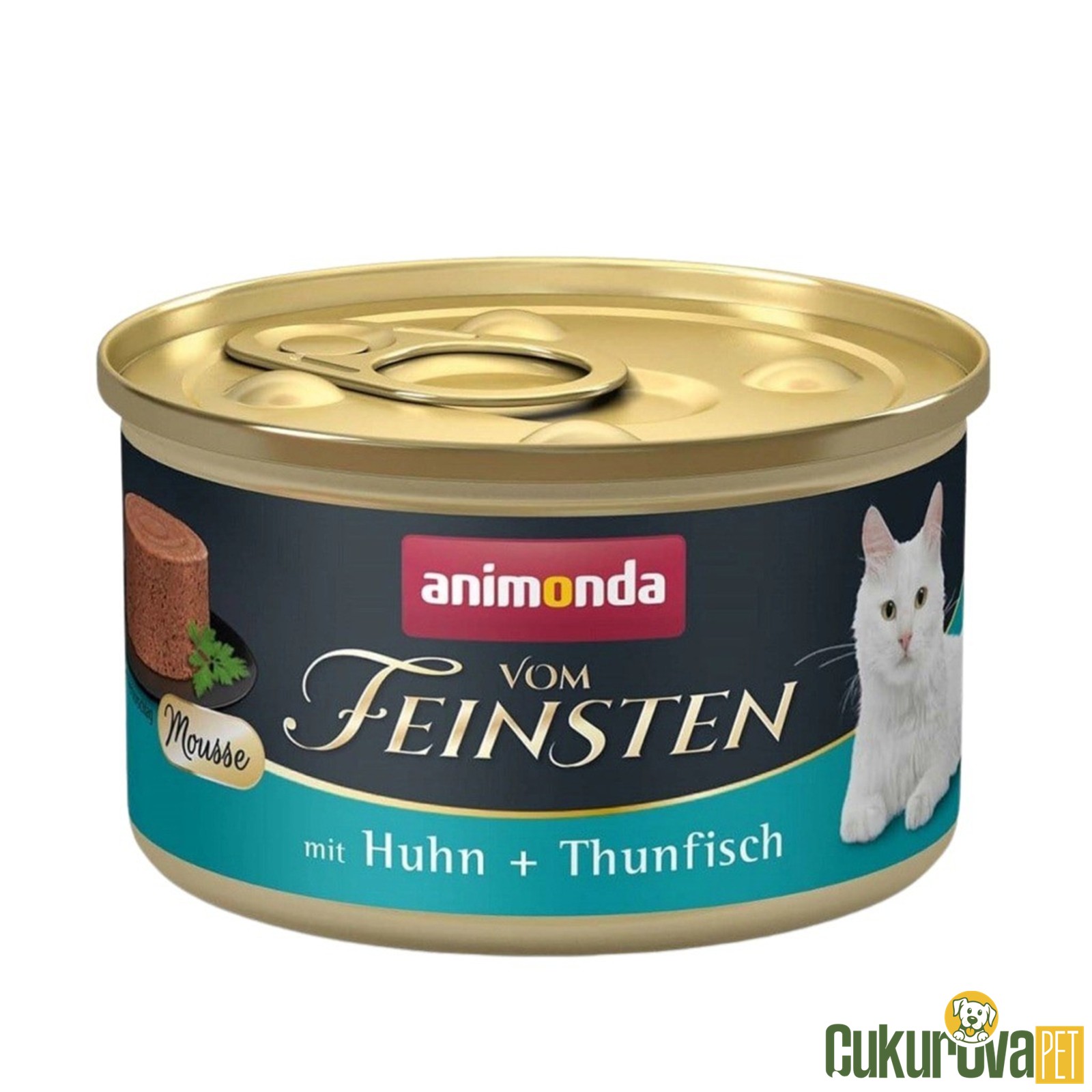 Animonda Vom Feinsten Tavuklu ve Ton Balıklı Yetişkin Kedi Yaş Maması 85 Gr