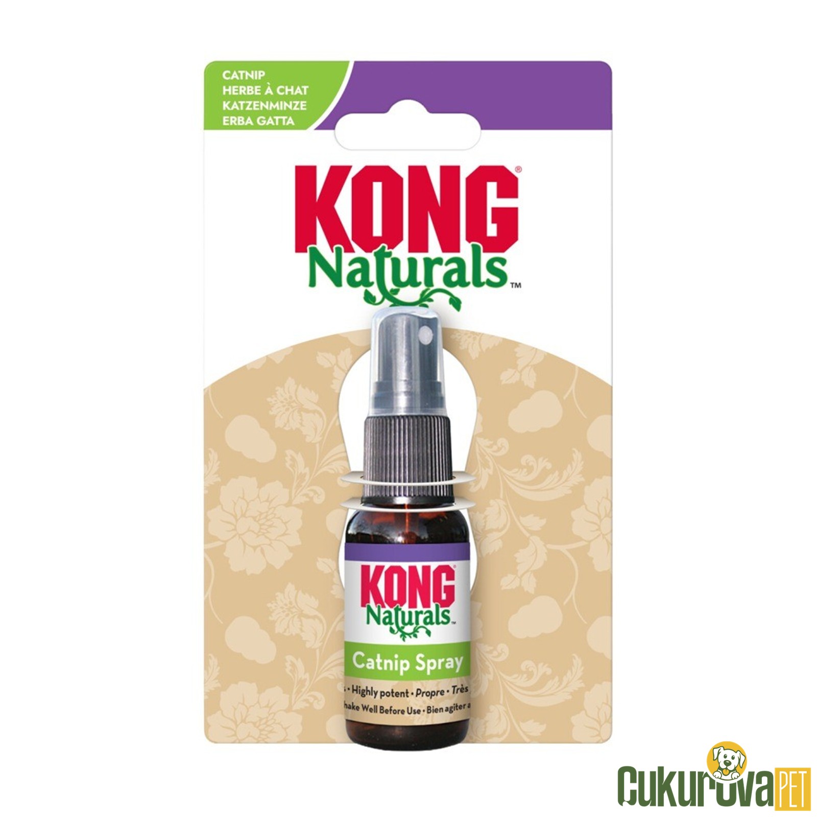 Kong Naturals Catnip Kediotu Kedi Spreyi 30 Ml