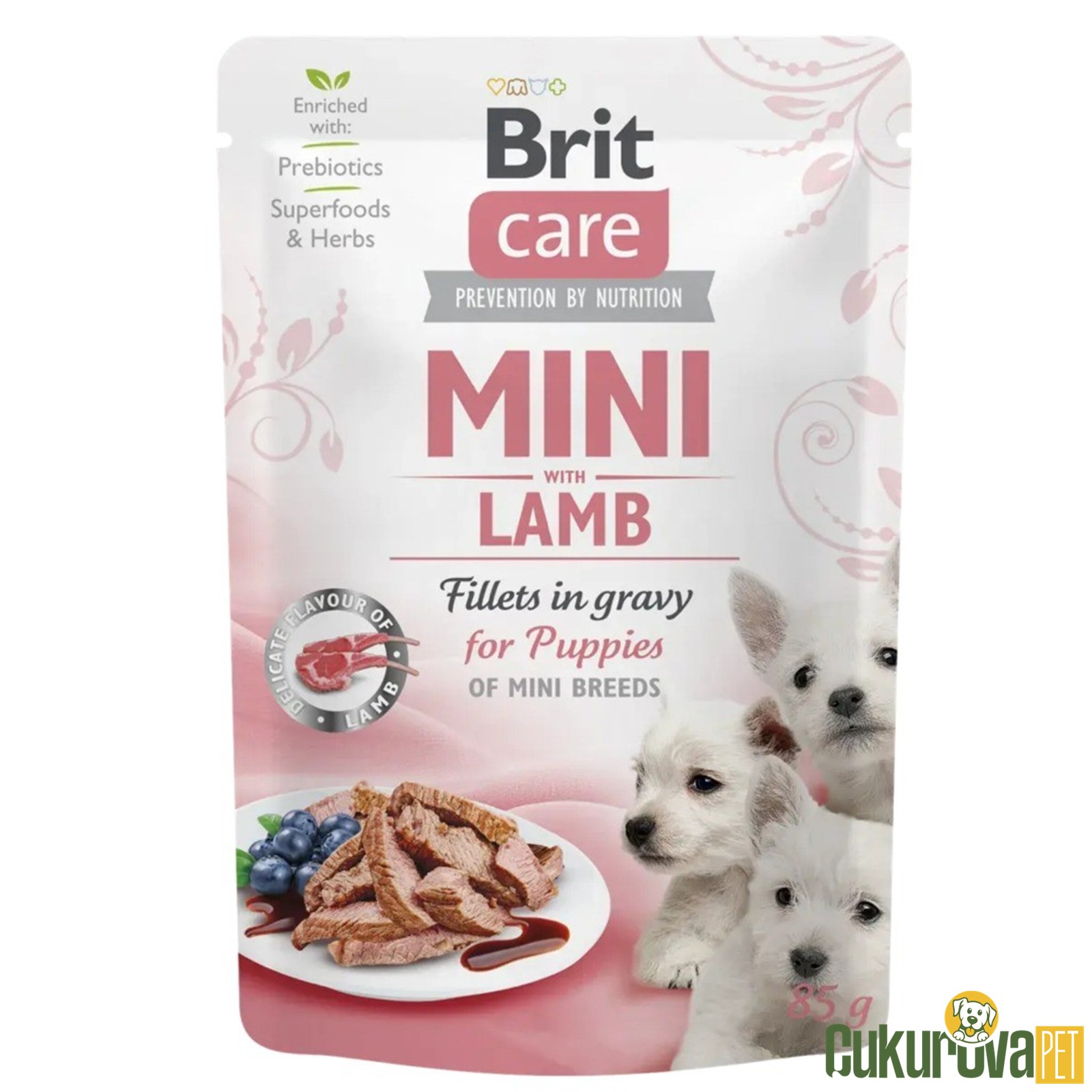 Brit Care Mini Lamb Kuzu Etli Soslu Yavru Köpek Yaş Maması 85 Gr