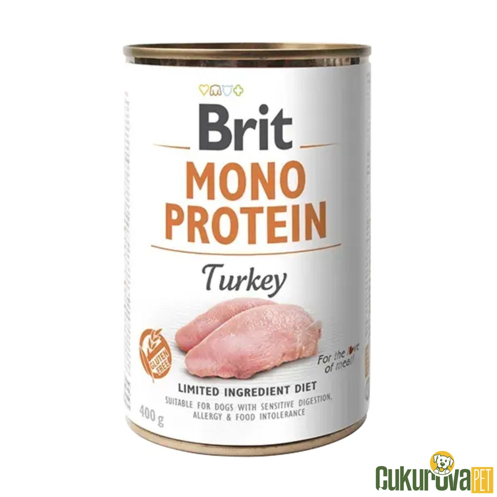 Brit Care Mono Protein Hindili Yetişkin Köpek Yaş Maması 400 Gr