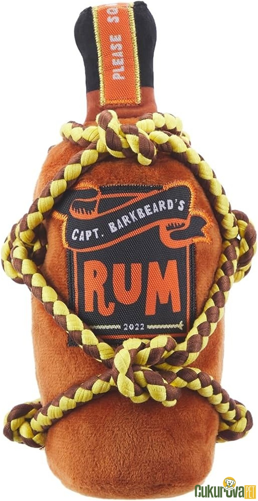 Bark Barkbeards's Rum Sesli Şişe Peluş Köpek Oyuncağı