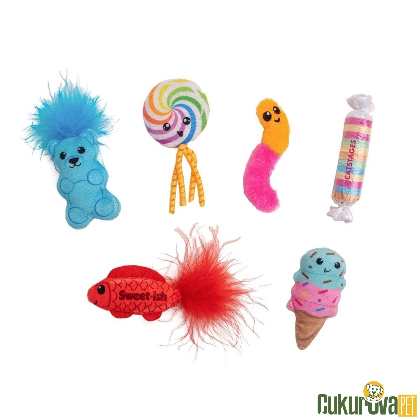 Catstages Kitty Sweet Treats Catnipli Kedi Oyuncağı 6 Adet