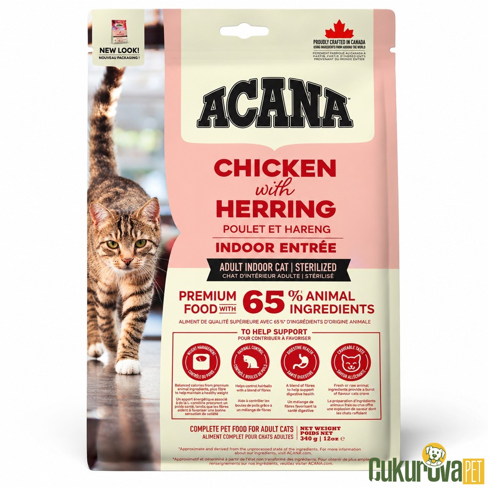 Acana Indoor Entree Kısırlaştırılmış Kedi Maması 340 Gr
