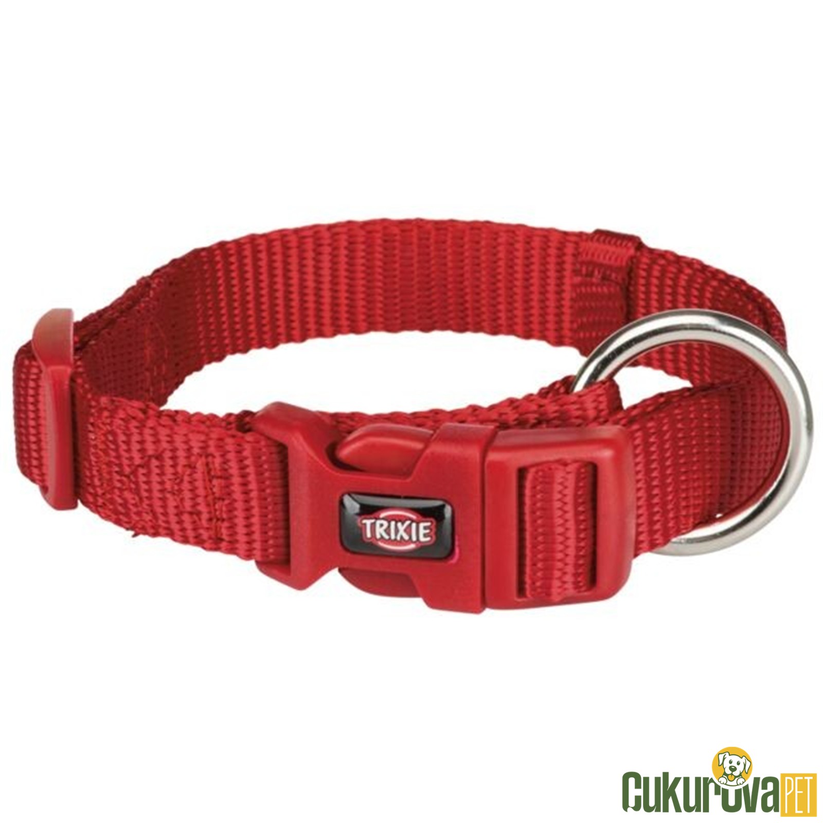 Trixie Köpek Premium Boyun Tasması 35 - 55 Cm x 20 Mm - M - L - Kırmızı