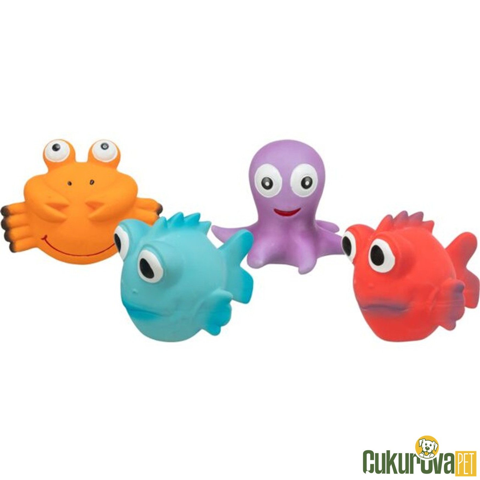 Trixie Lateks Sesli̇ Köpek Oyuncağı Çeşi̇tli̇ Şeki̇llerde 9 - 12 Cm