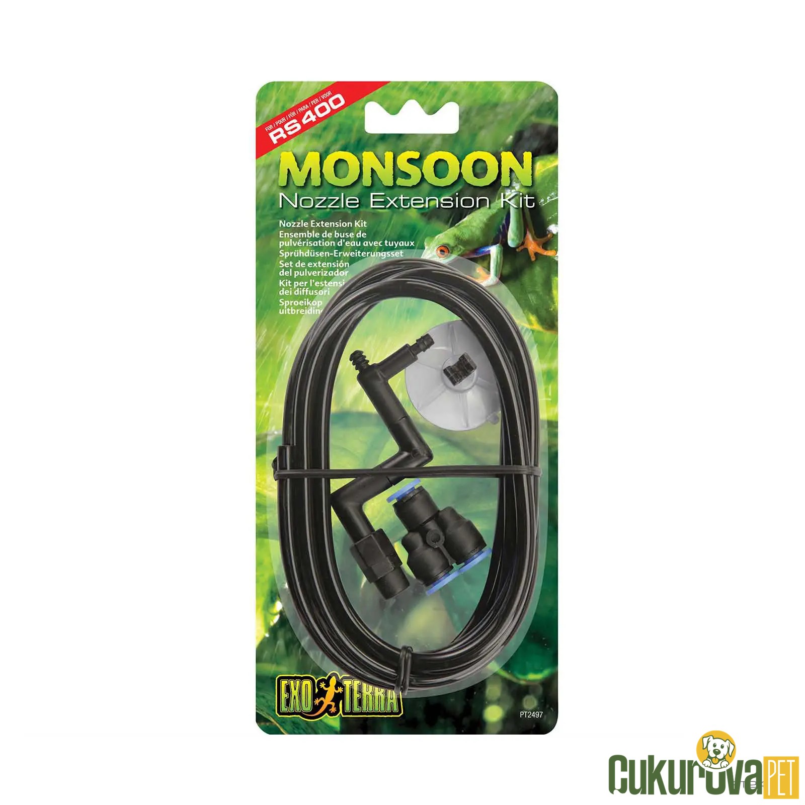 Exo Terra Monsoon Nozzle Extension Kit Teraryum Yağmurlama Boru Sistemi