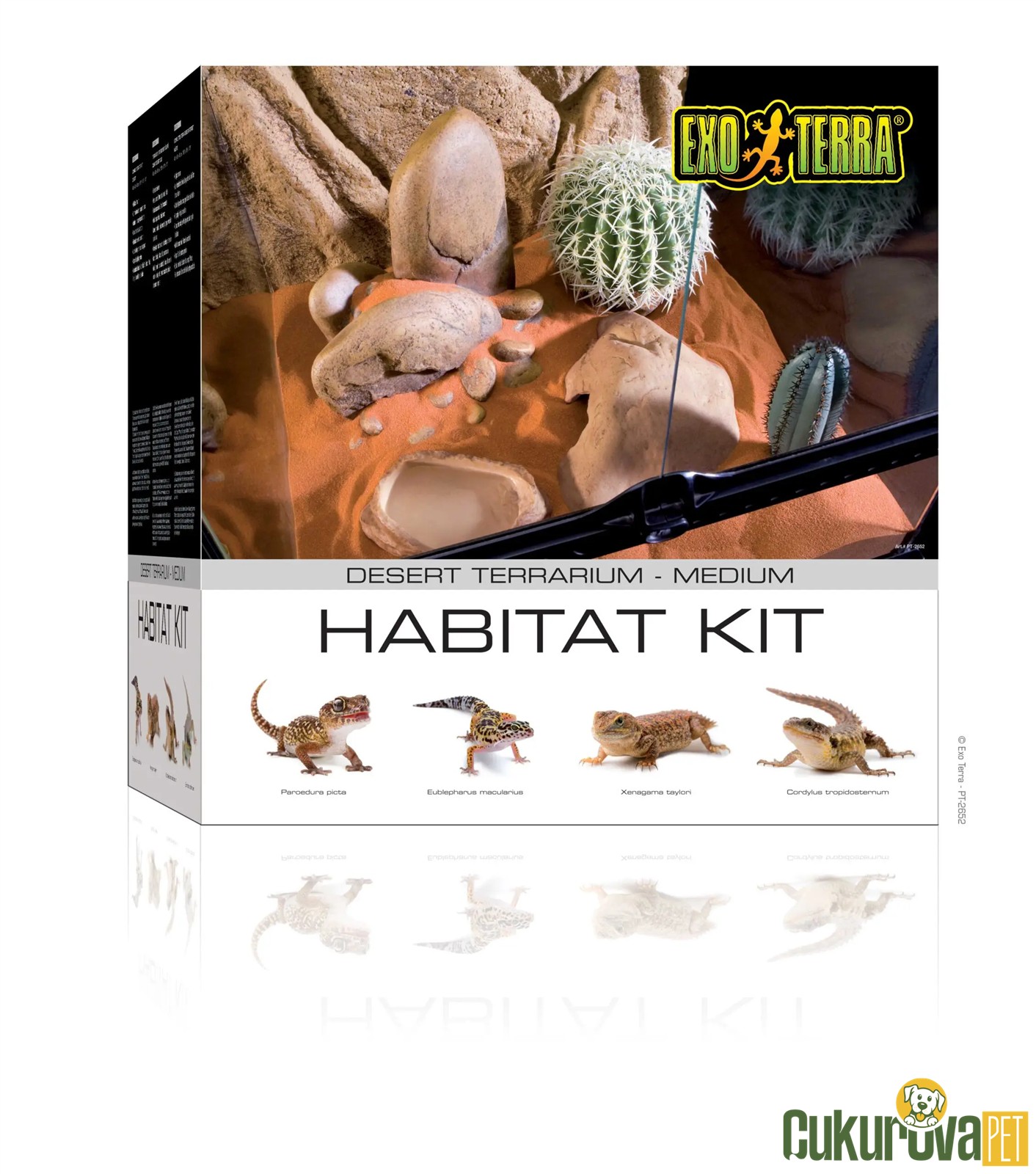 Exo Terra Habitat Kit Çöl Teraryum Seti 45 x 45 x 45 Cm