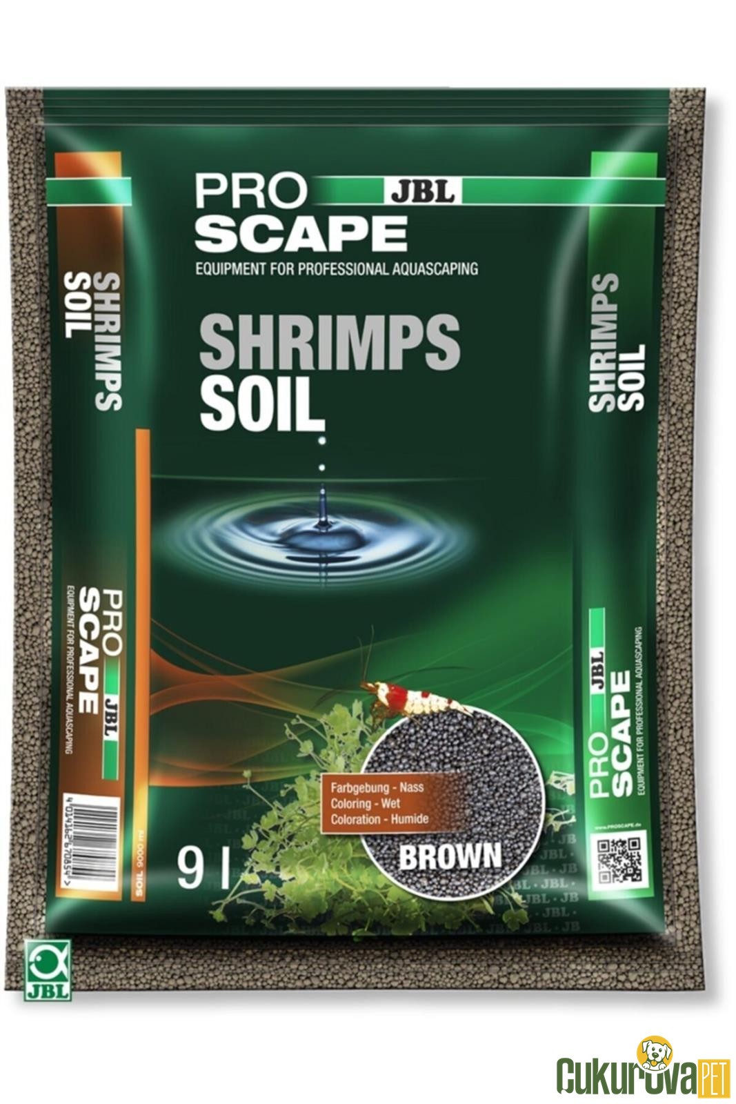 Jbl Pro Scape Shrimps Soil Akvaryum Karides Kumu Kahverengi 1 - 3 Mm / 9 L