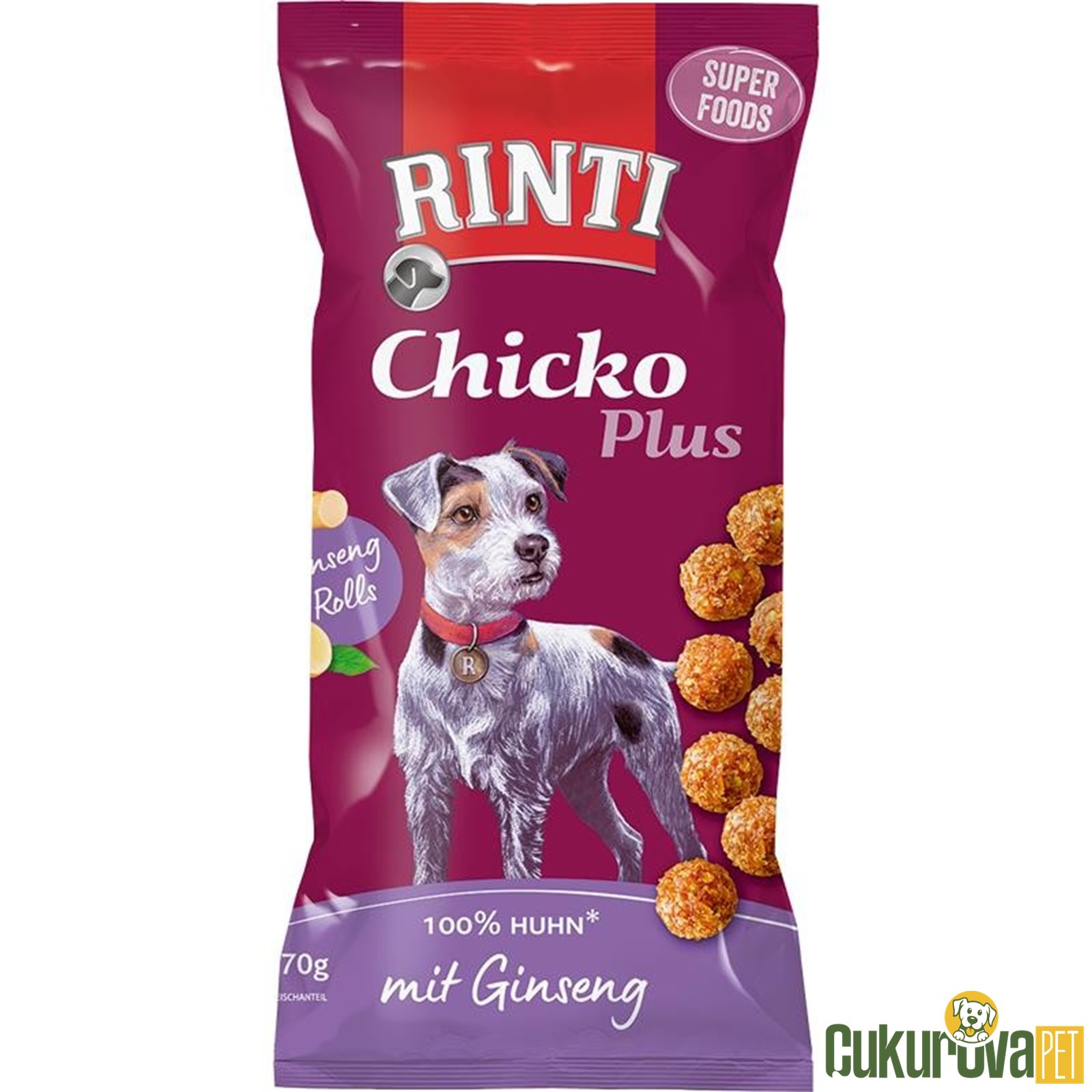 Rinti Superfood Ginsengli̇ Köpek Ödülü 70 Gr