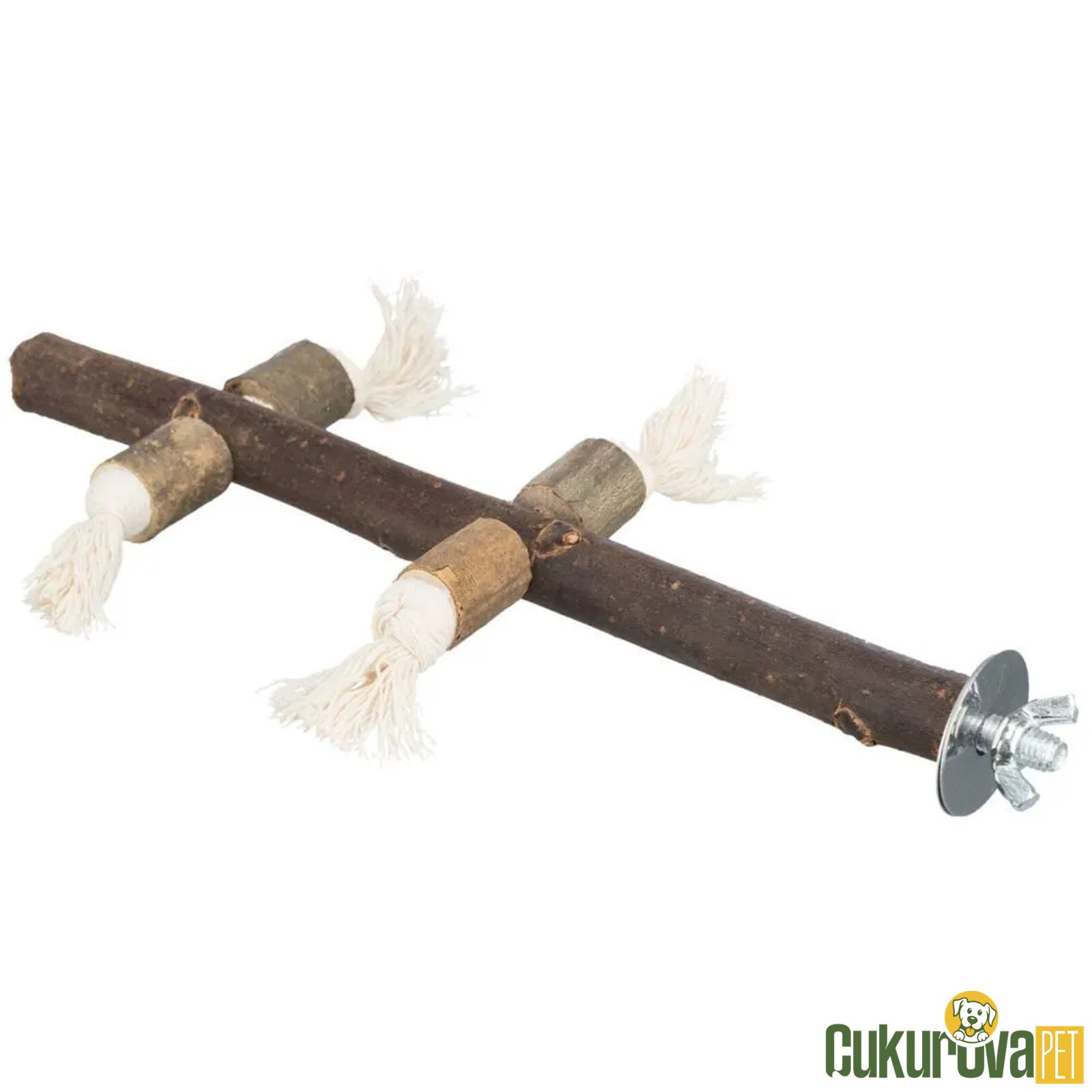 Trixie Paraket Tüneği̇ Doğal 25 Cm x 25 Mm