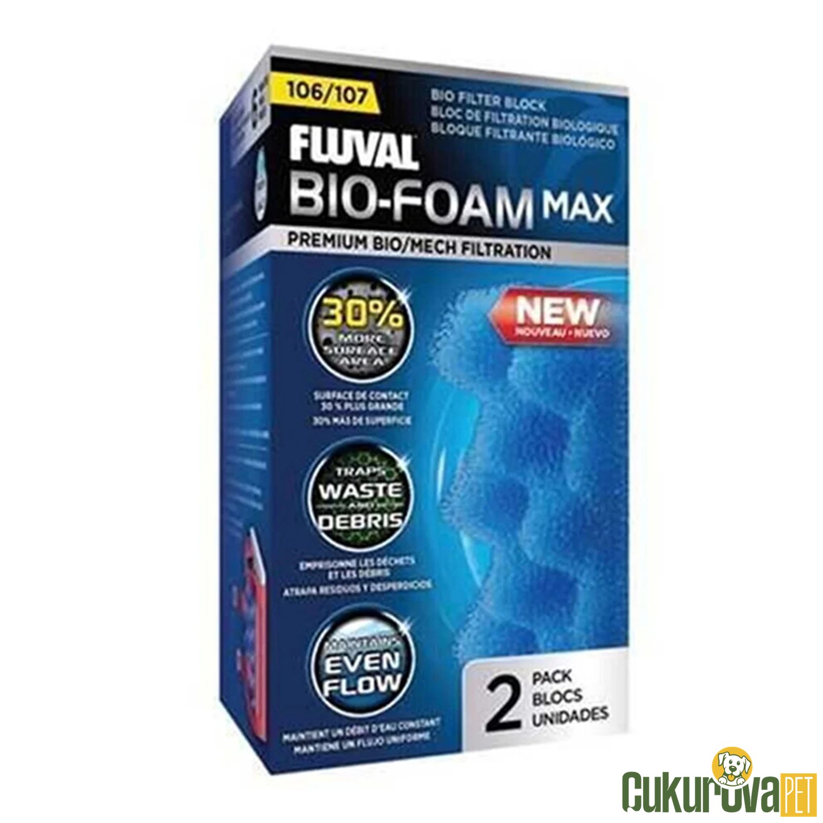 Fluval 106 / 107 Bio - Foam Max - 2 Adet