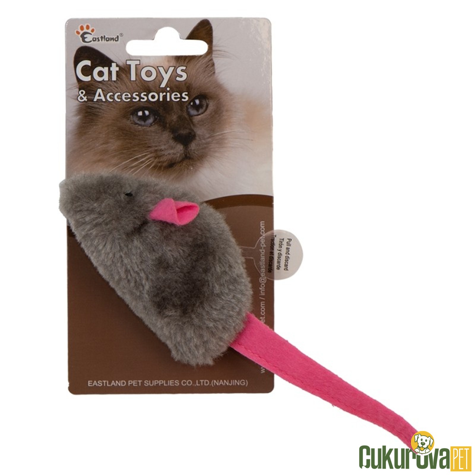 Eastland Catnipli Peluş Dijital Sesli̇ Fare 8 Cm