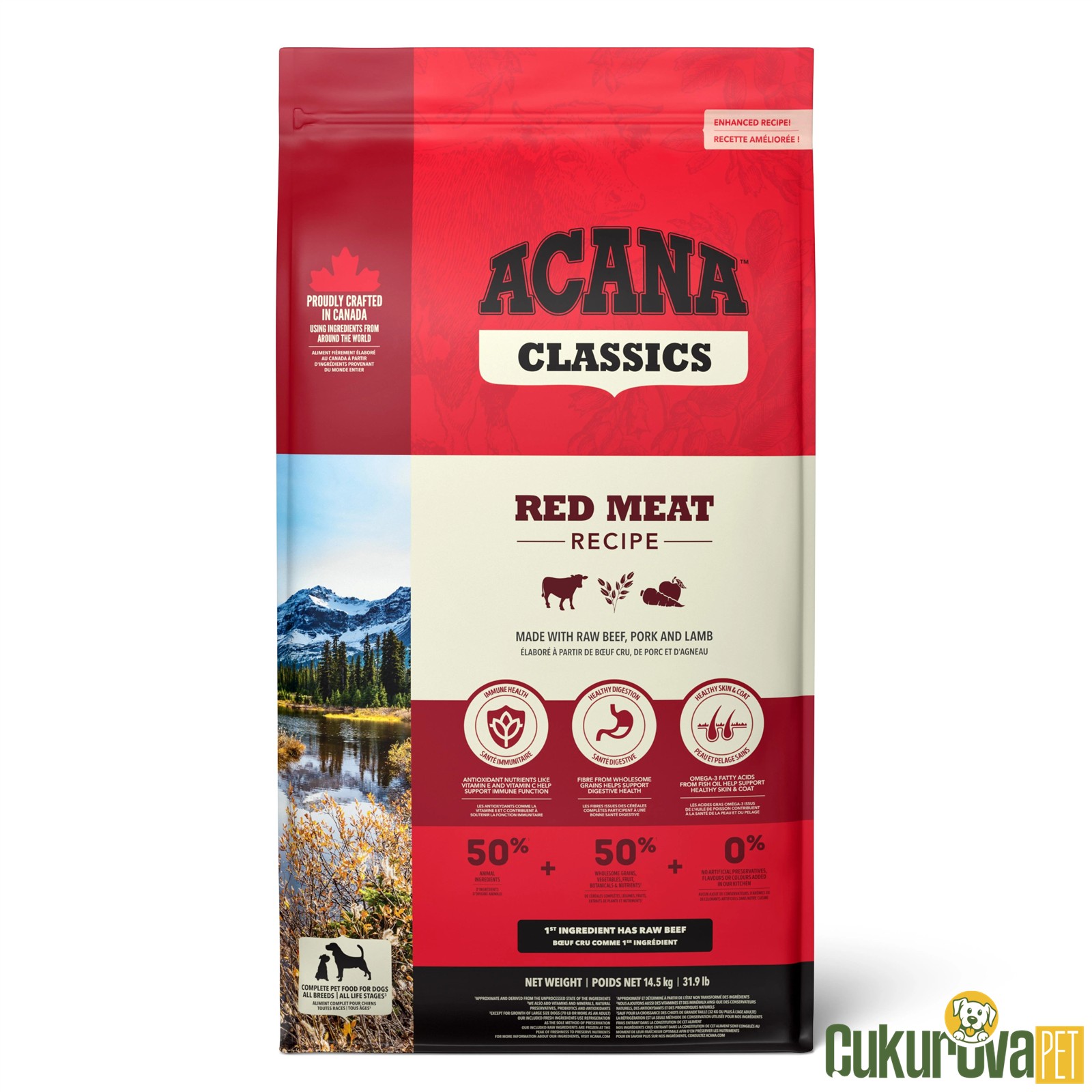 Acana Classic Red Meat Tüm Yaşam Evreleri İçin Köpek Maması 14.5 Kg
