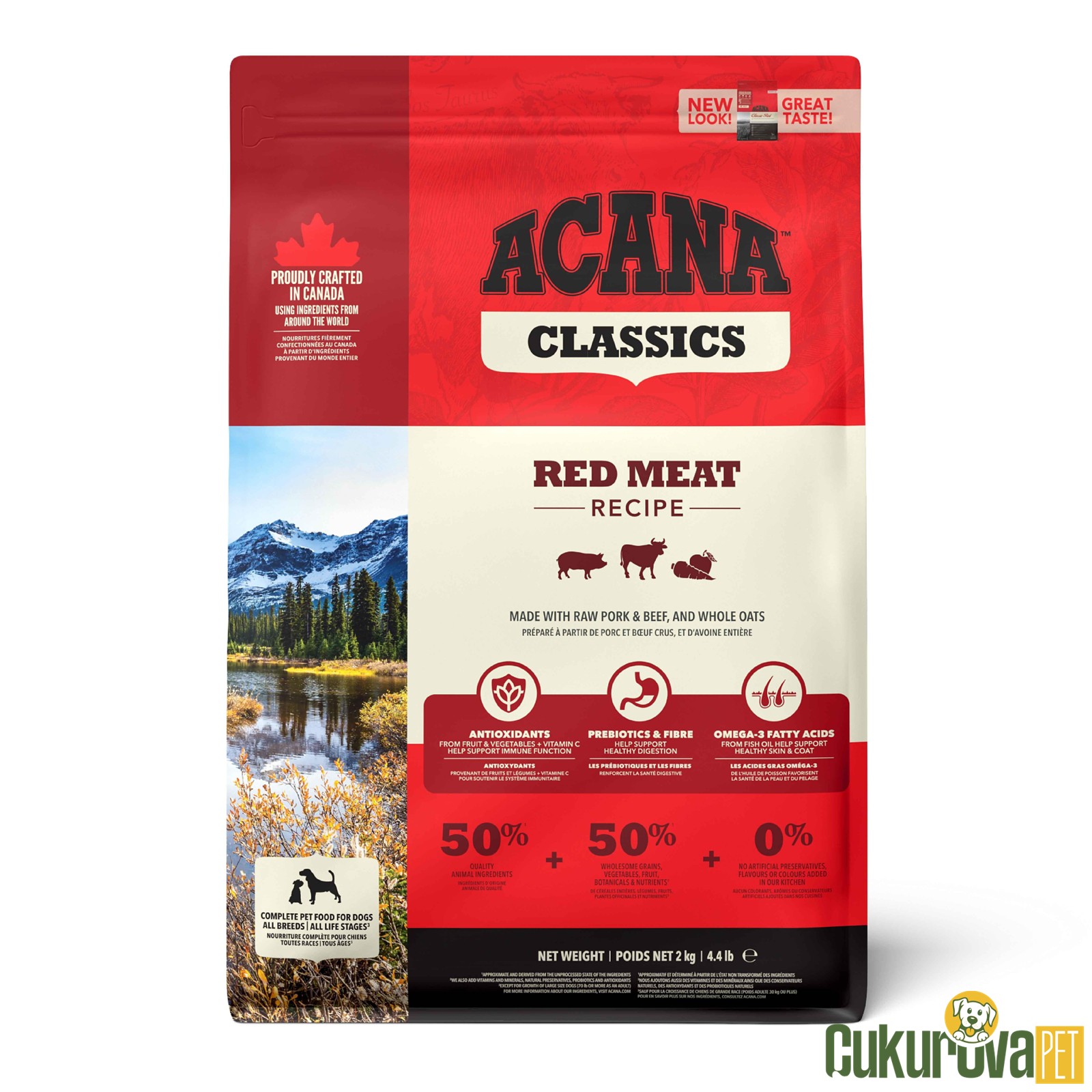 Acana Classics Red Meat Recipe Tüm Yaşam Evreleri Köpek Maması 2 Kg