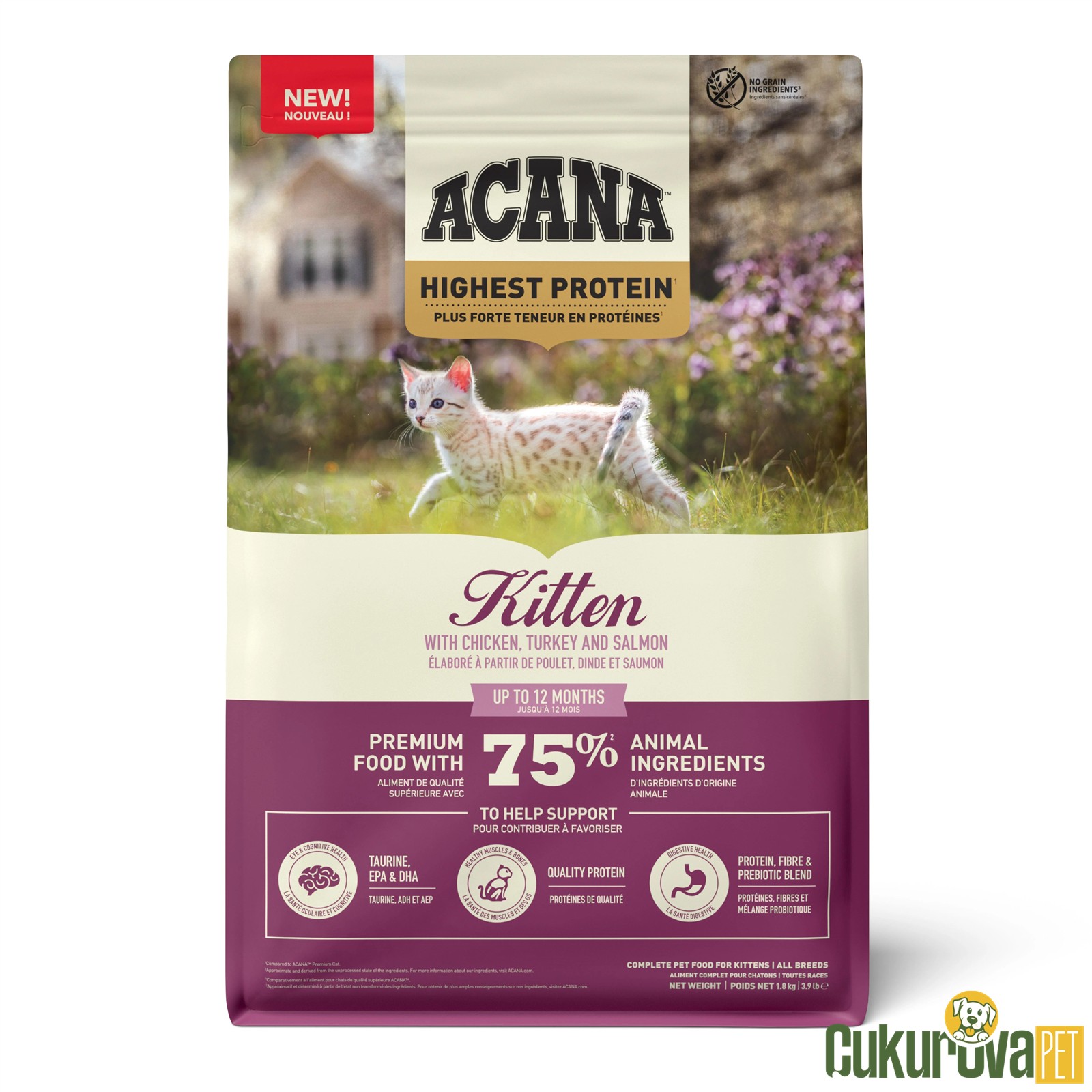 Acana Kitten Yavru Kedi̇ Maması 1.8 Kg
