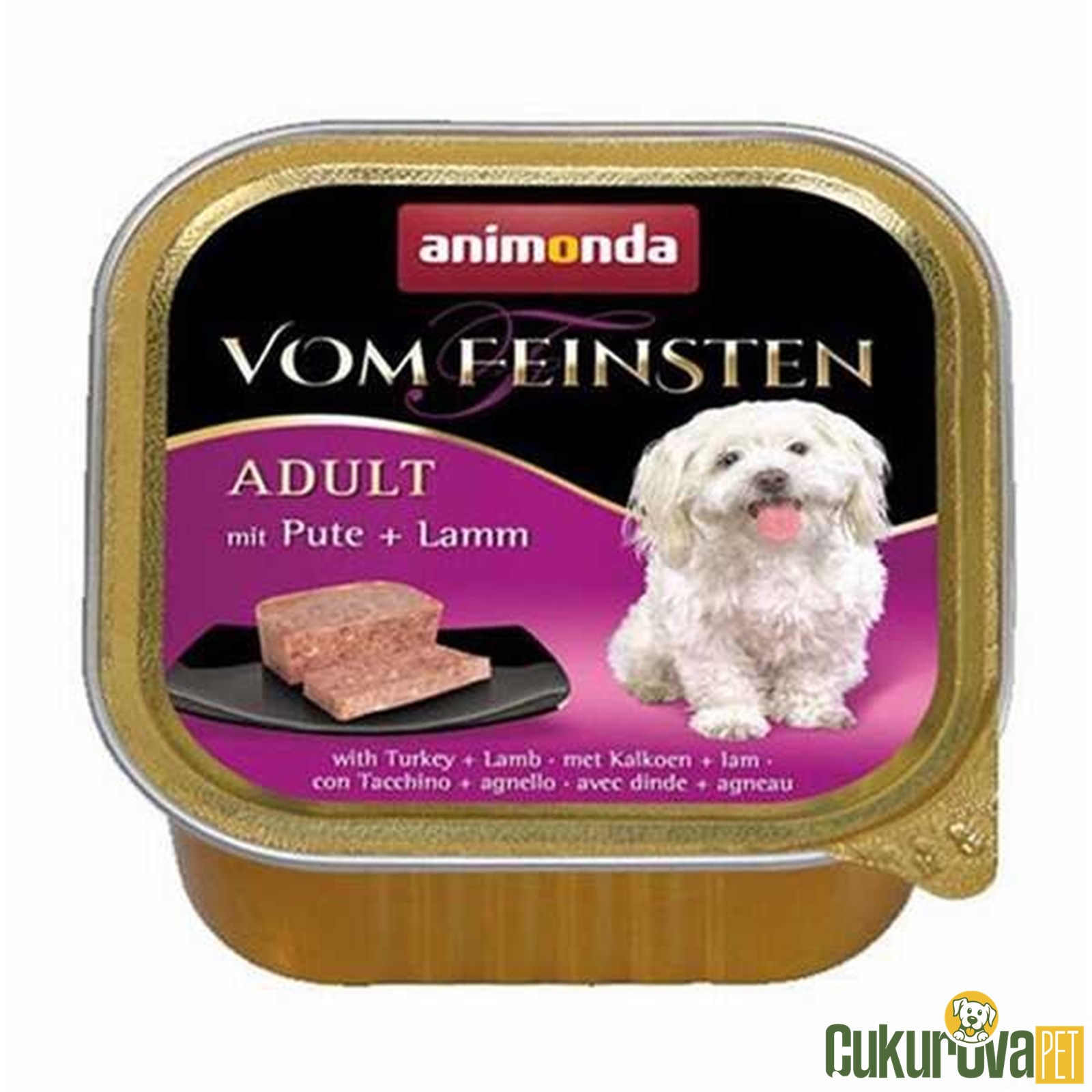Animonda Vom Feinsten Adult Hi̇ndi̇li̇ Ve Kuzu Etli̇ Yetişki̇n Köpek Konservesi̇ 150 Gr