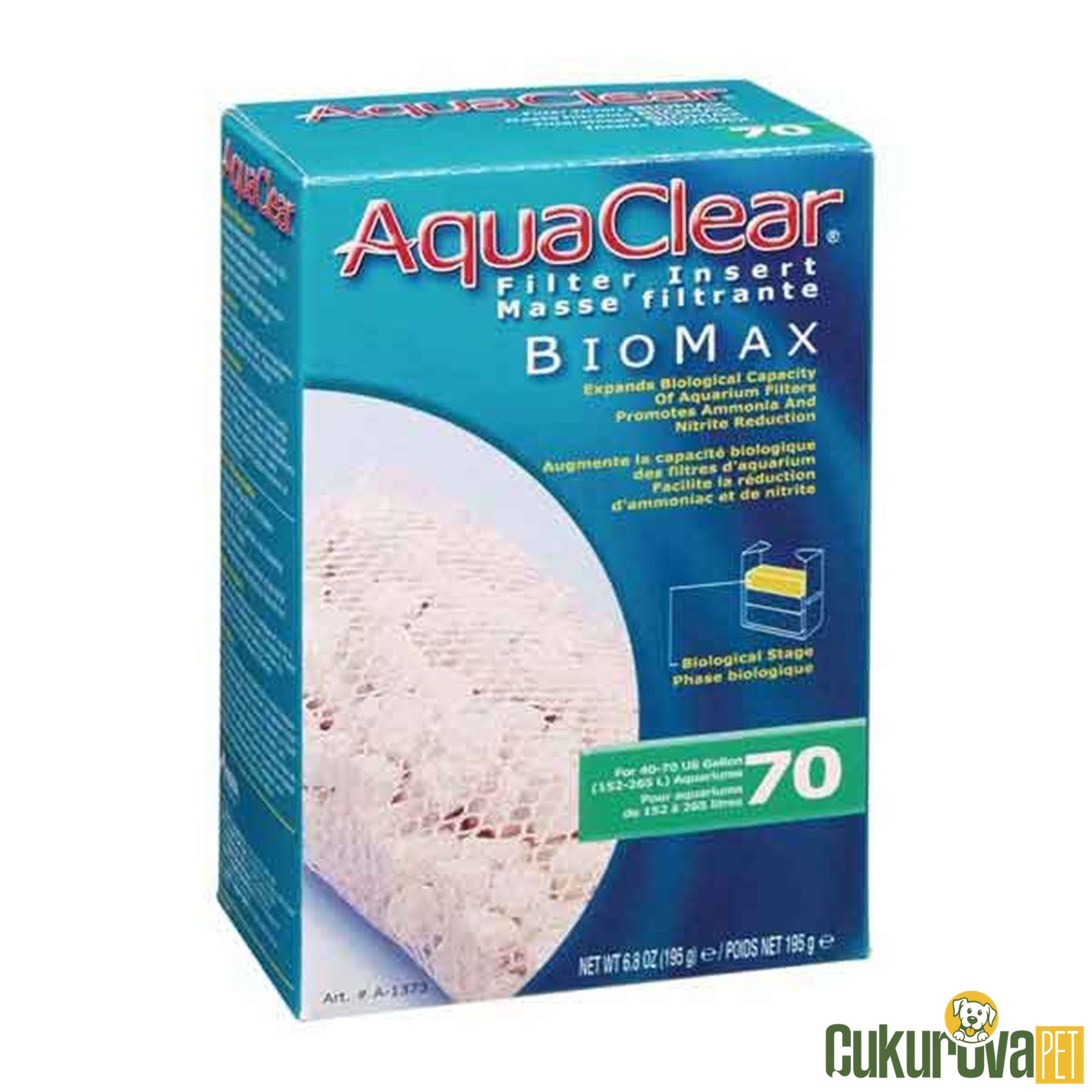 Aquclear 70 Yedek Biomax 125 Gr